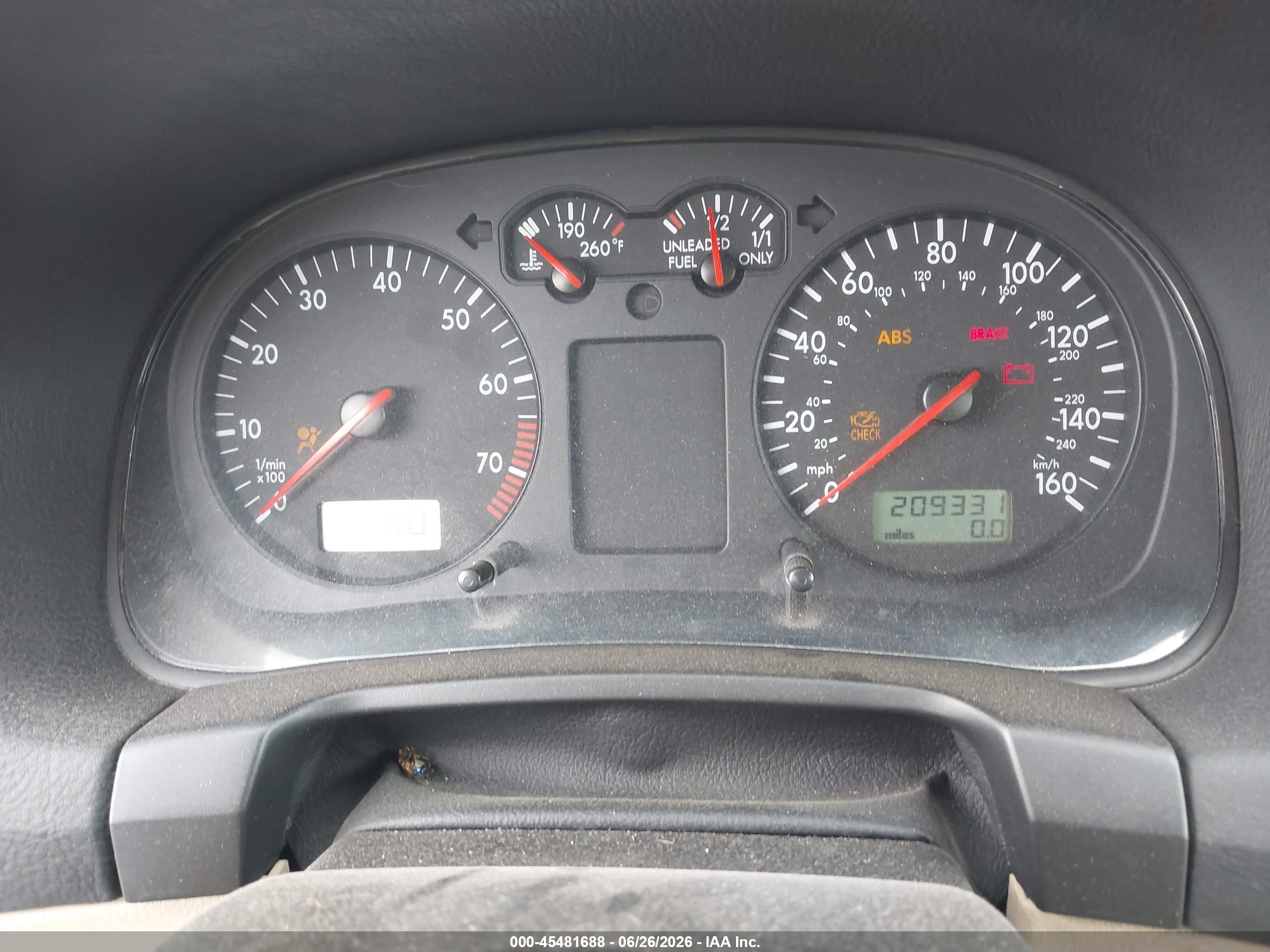 2000 Volkswagen Jetta Gls Зеленый vin: 3VWSA29M6YM088386