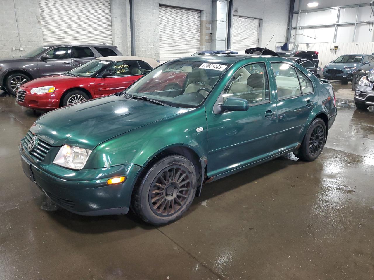 1999 Volkswagen Jetta Gls Green vin: 3VWSA29M8XM080174