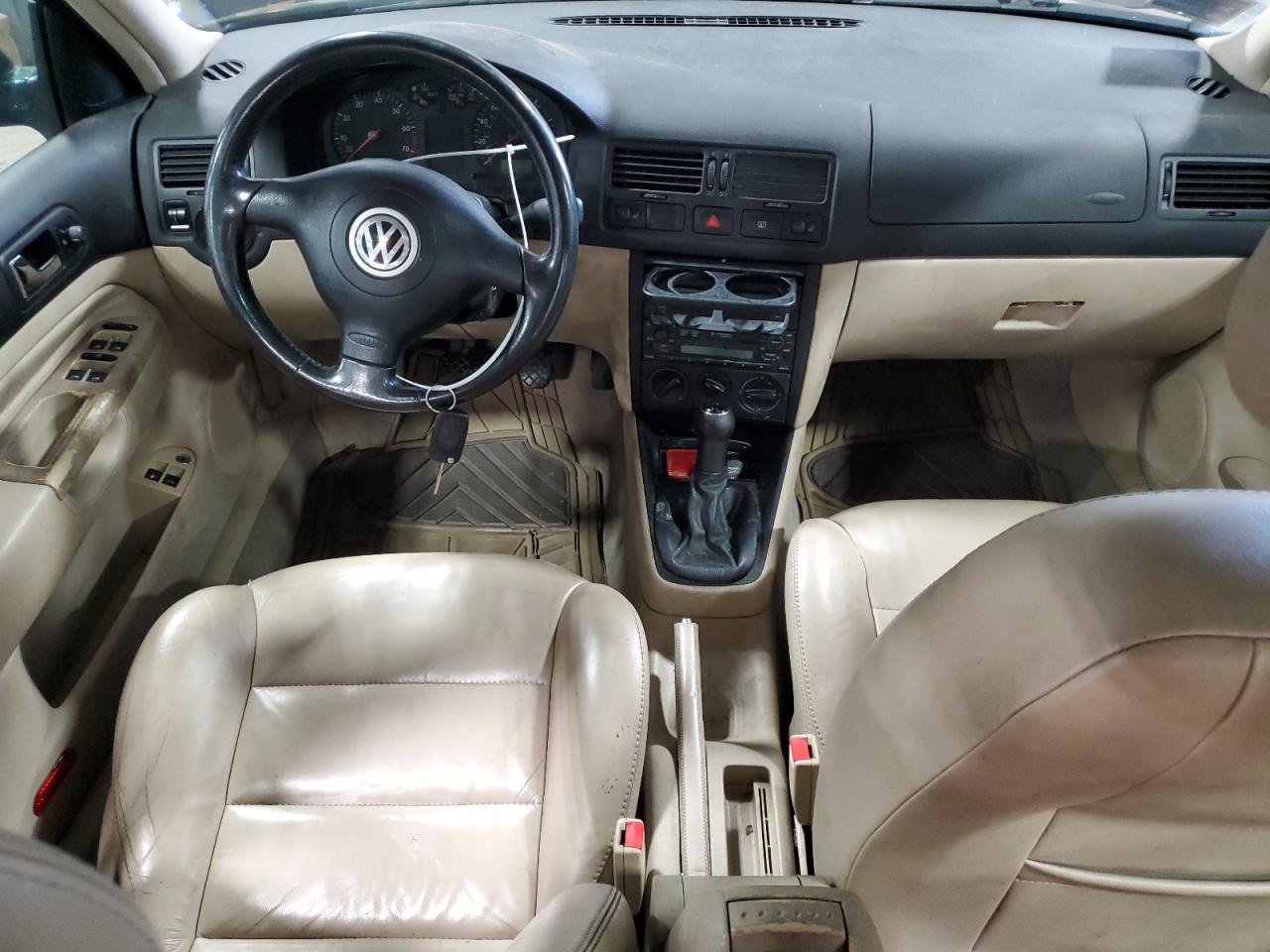 1999 Volkswagen Jetta Gls Green vin: 3VWSA29M8XM080174
