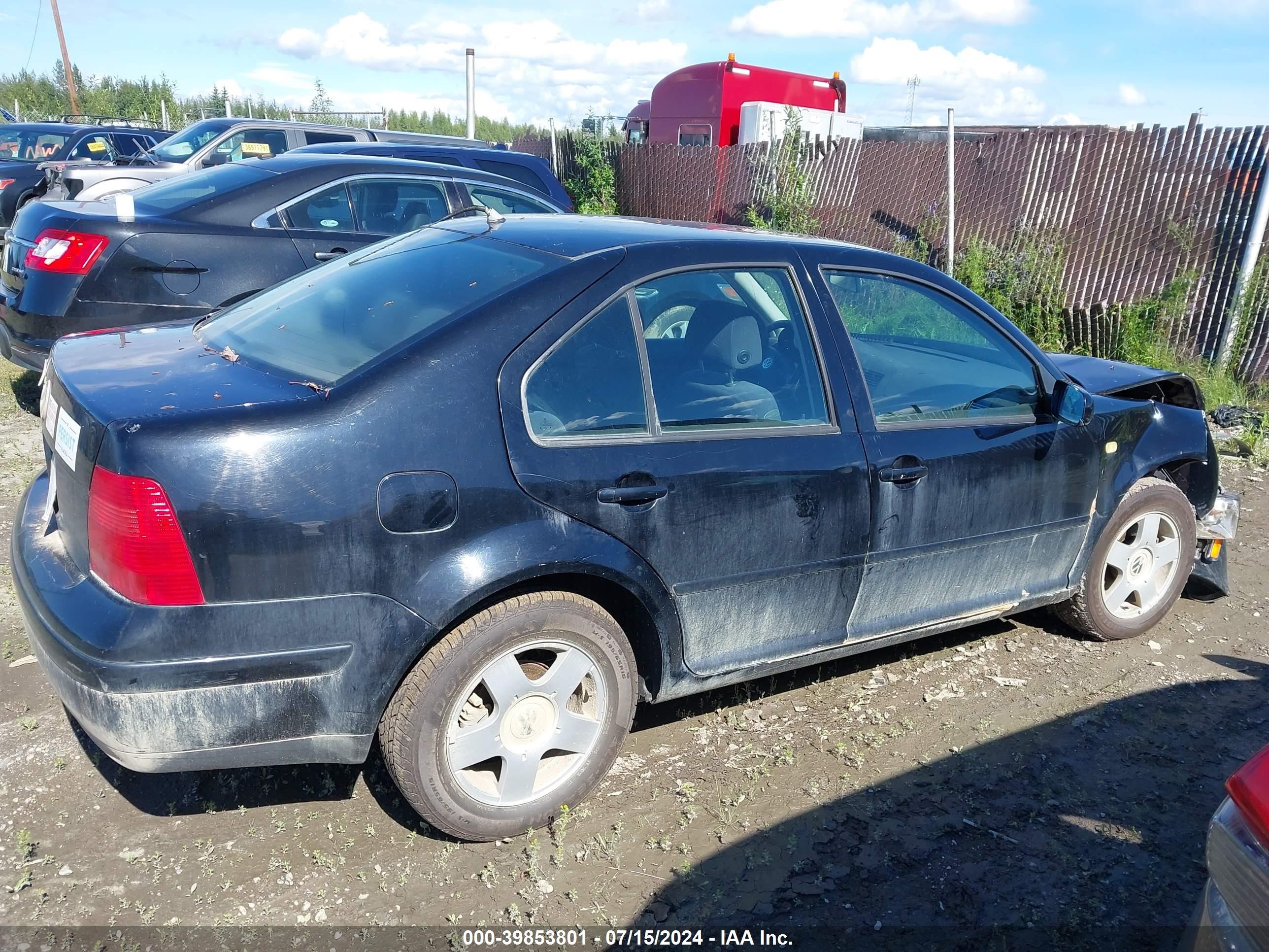 2000 Volkswagen Jetta Gls Black vin: 3VWSA29M8YM017514