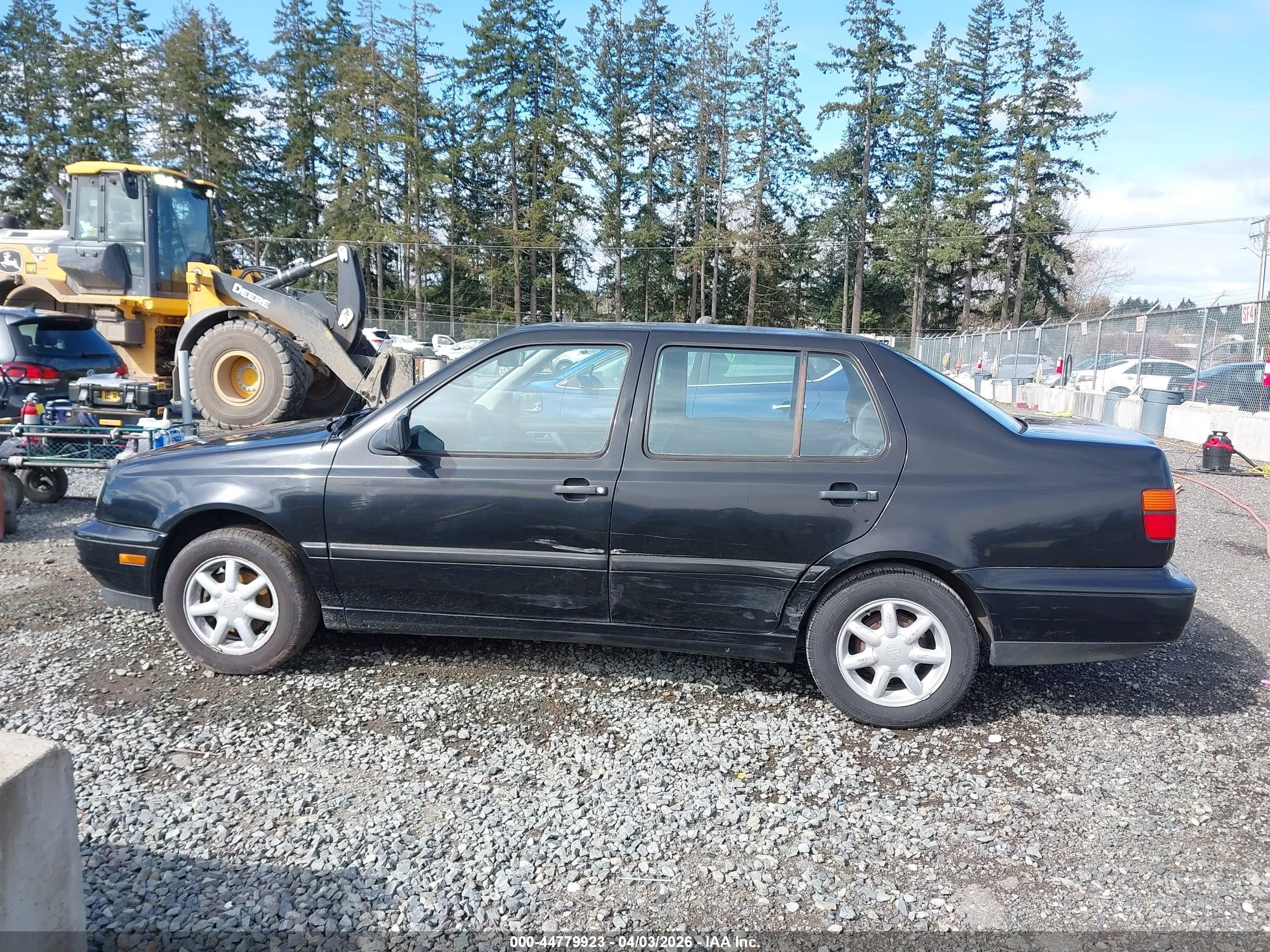 1997 Volkswagen Jetta Gls Black vin: 3VWSA81H0VM013566
