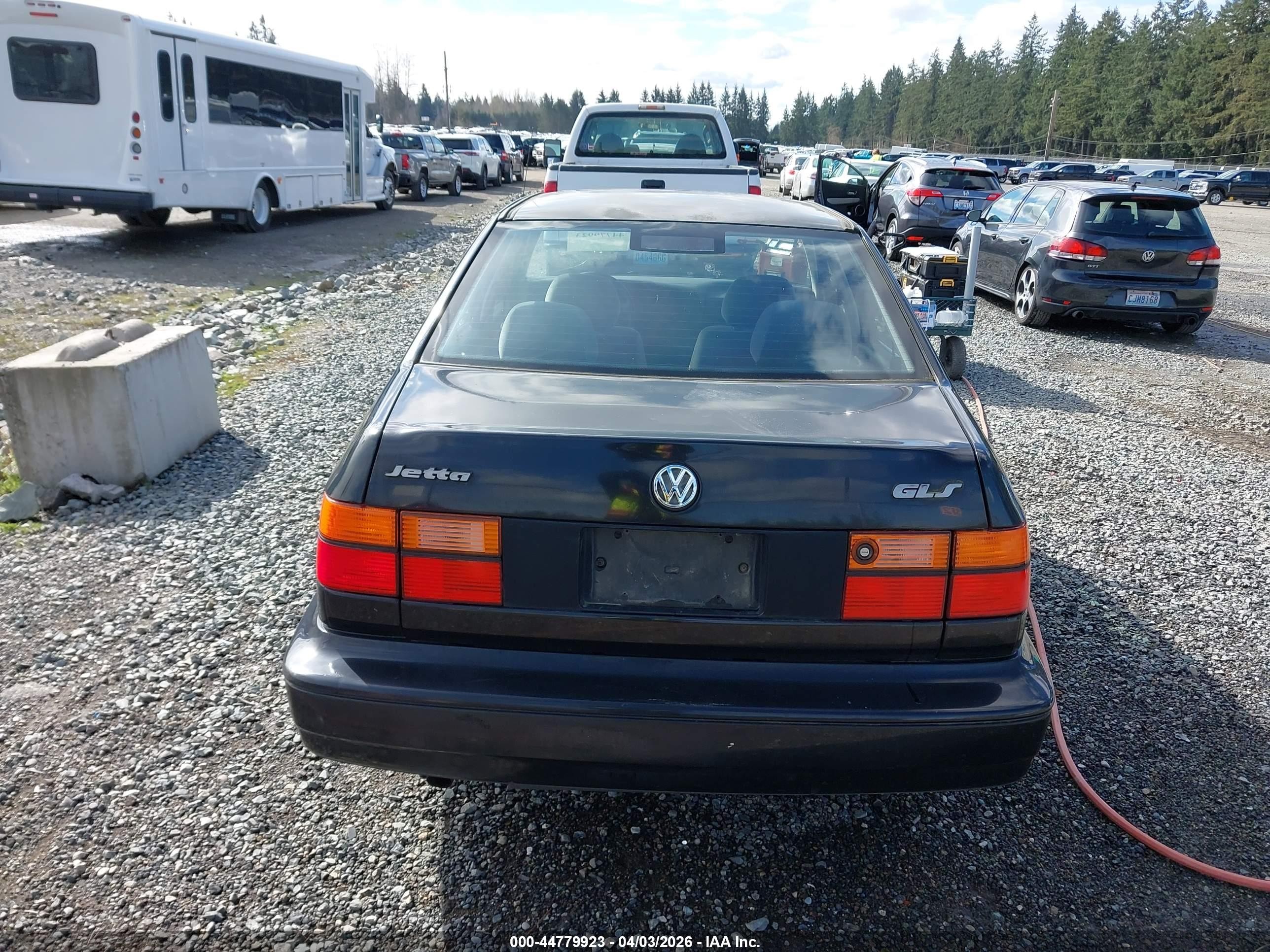 1997 Volkswagen Jetta Gls Black vin: 3VWSA81H0VM013566