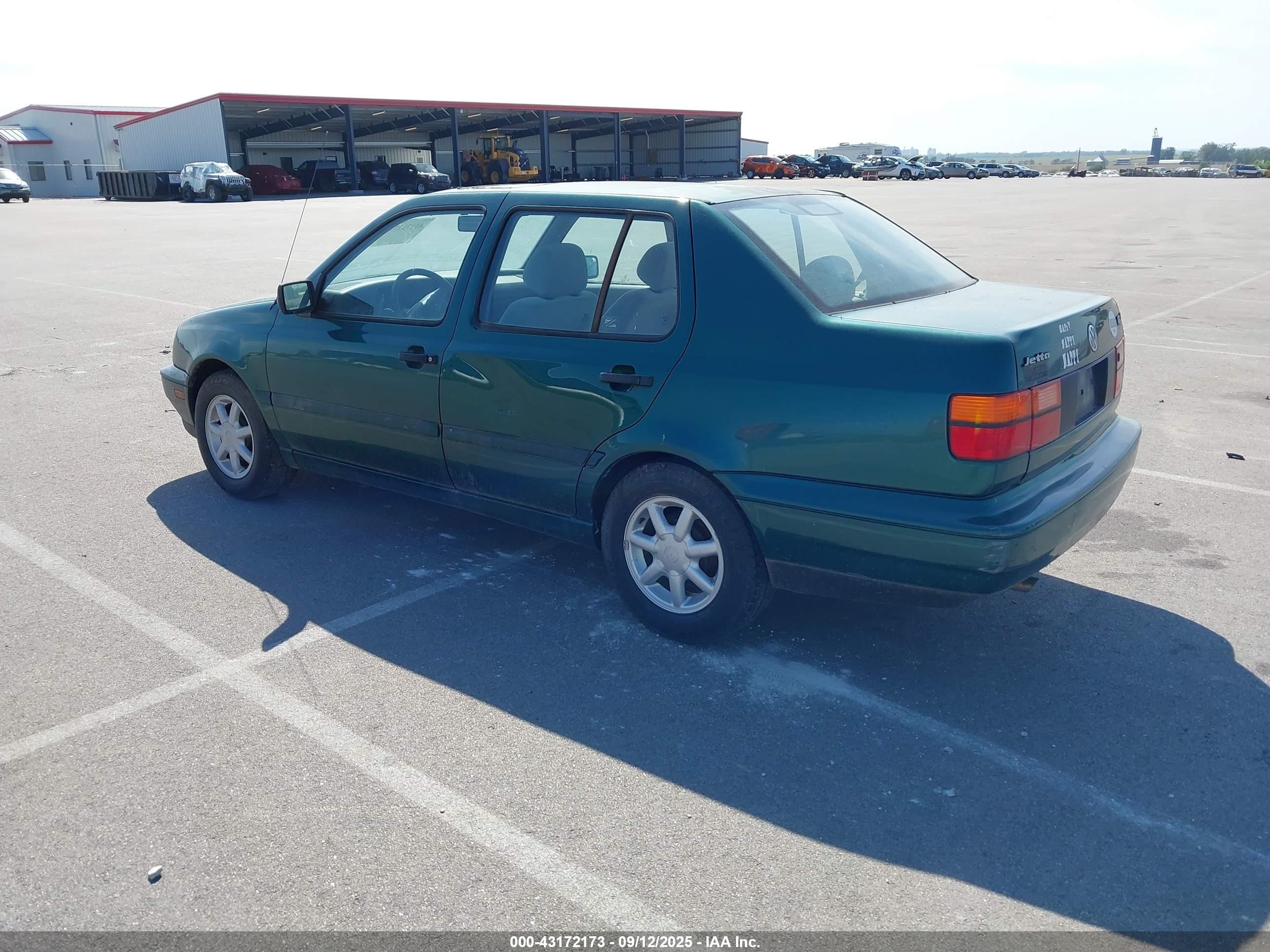 1997 Volkswagen Jetta Gls Green vin: 3VWSA81H0VM097761