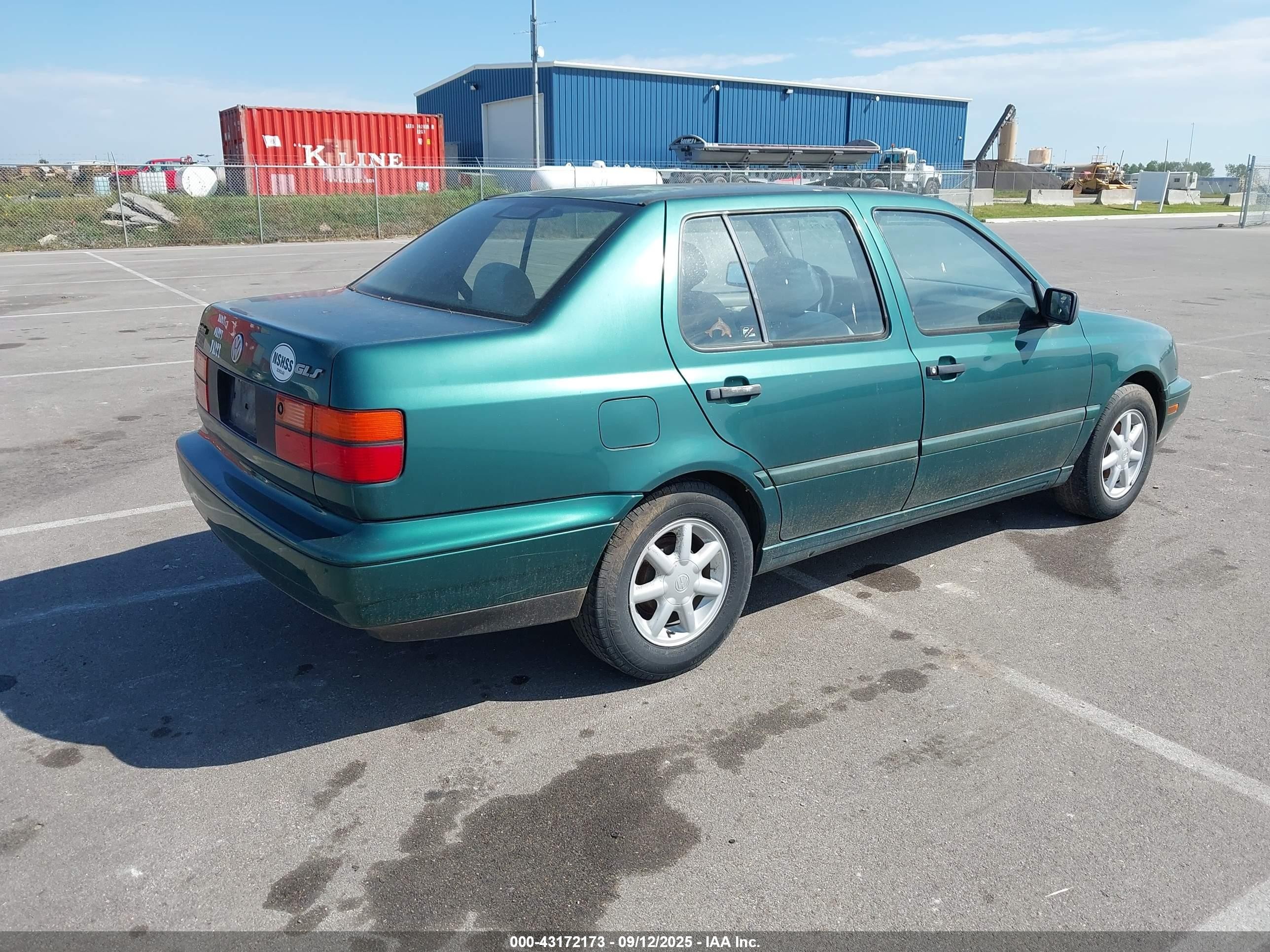 1997 Volkswagen Jetta Gls Green vin: 3VWSA81H0VM097761
