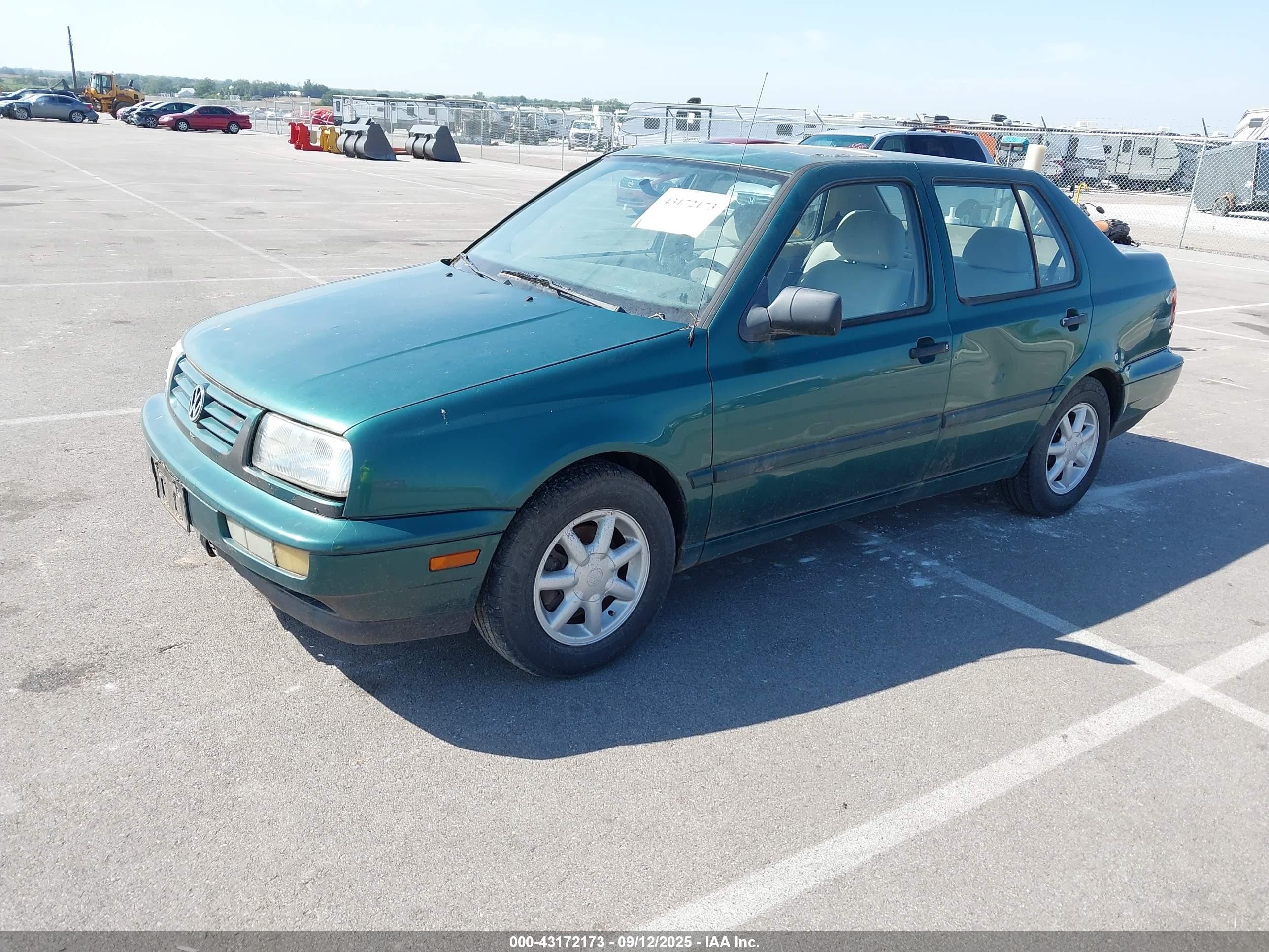 1997 Volkswagen Jetta Gls Green vin: 3VWSA81H0VM097761