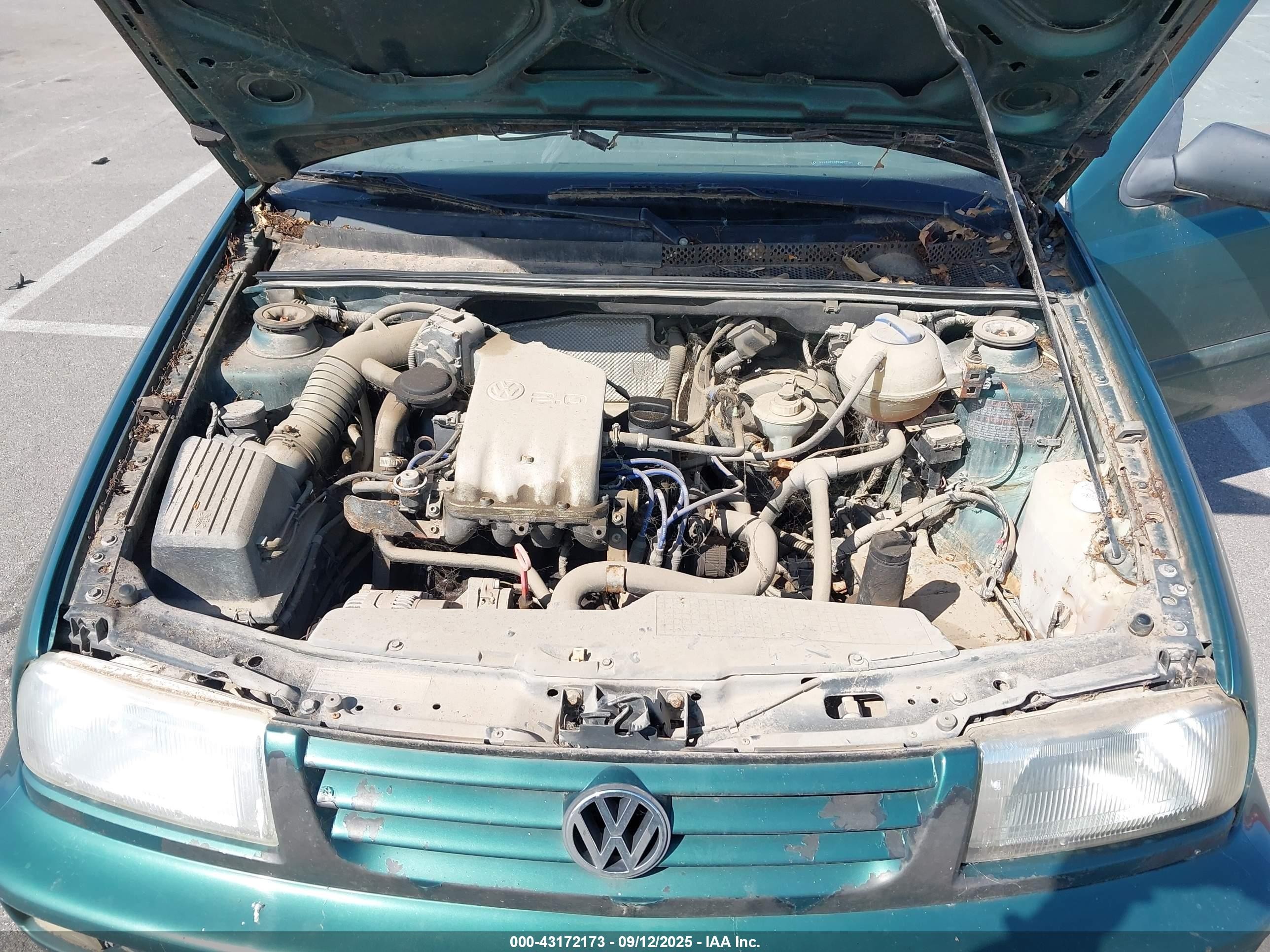1997 Volkswagen Jetta Gls Green vin: 3VWSA81H0VM097761