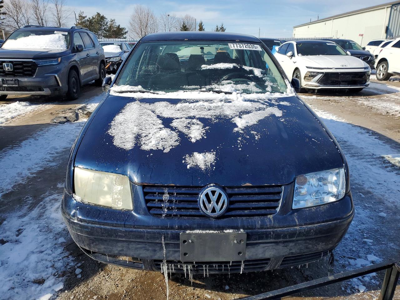 2002 Volk Jetta Gls Blue vin: 3VWSB29M22M057740