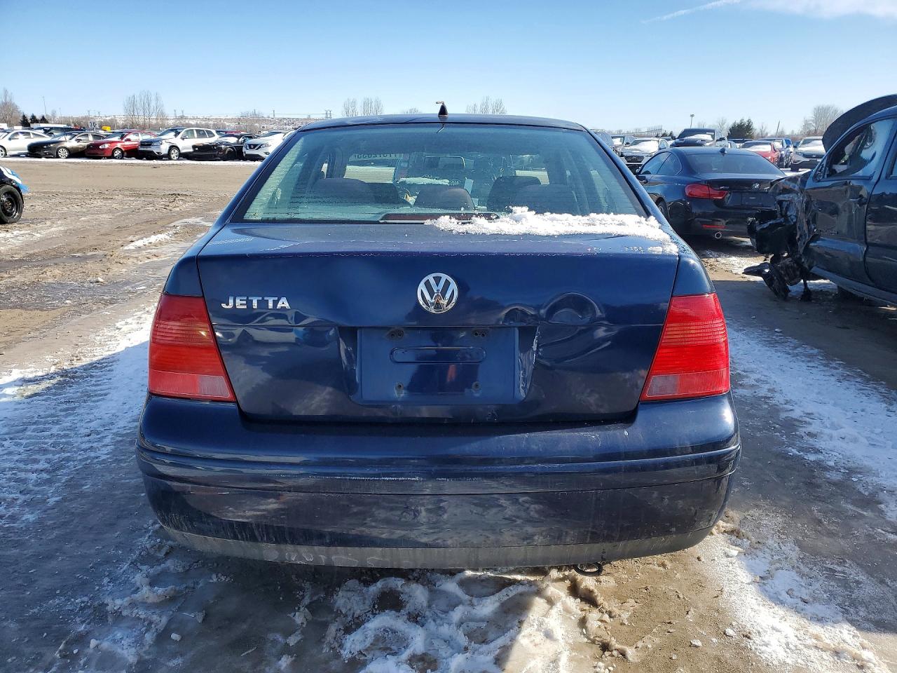 2002 Volk Jetta Gls Blue vin: 3VWSB29M22M057740
