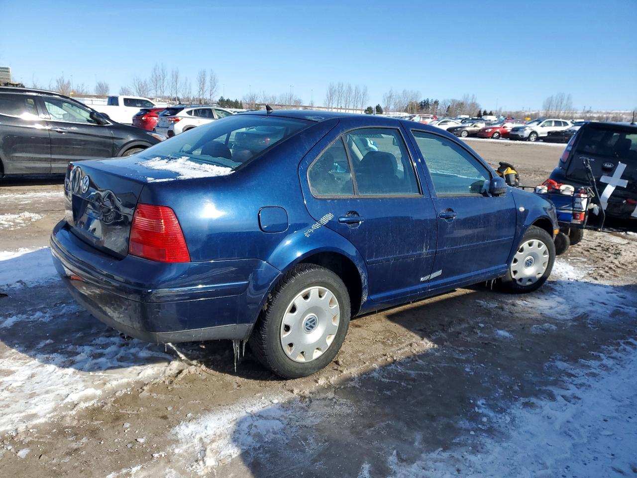 2002 Volk Jetta Gls Blue vin: 3VWSB29M22M057740