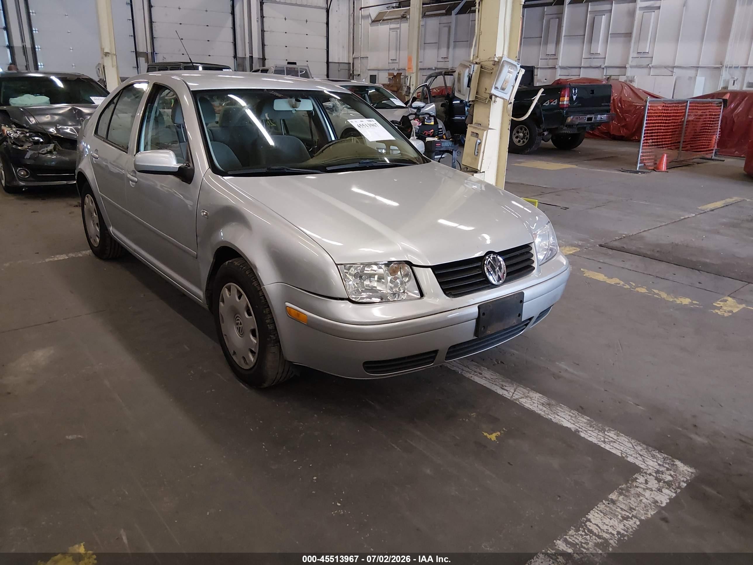 2002 Volkswagen Jetta Gls Silver vin: 3VWSB69M02M058876