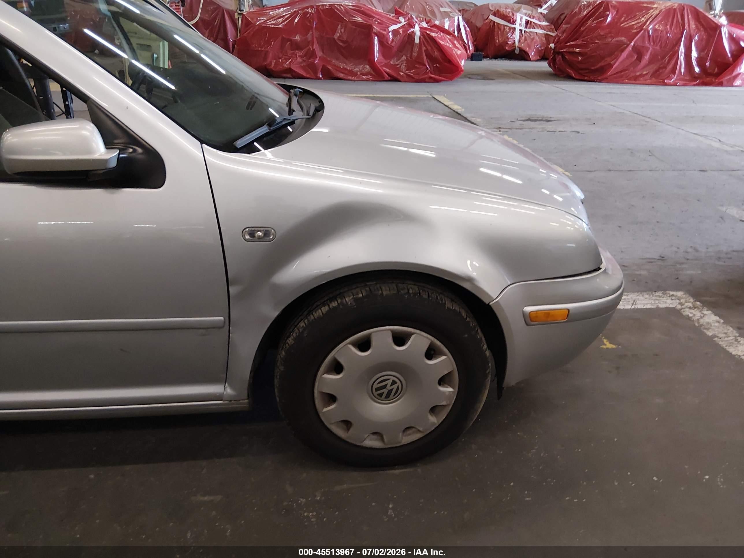 2002 Volkswagen Jetta Gls Silver vin: 3VWSB69M02M058876