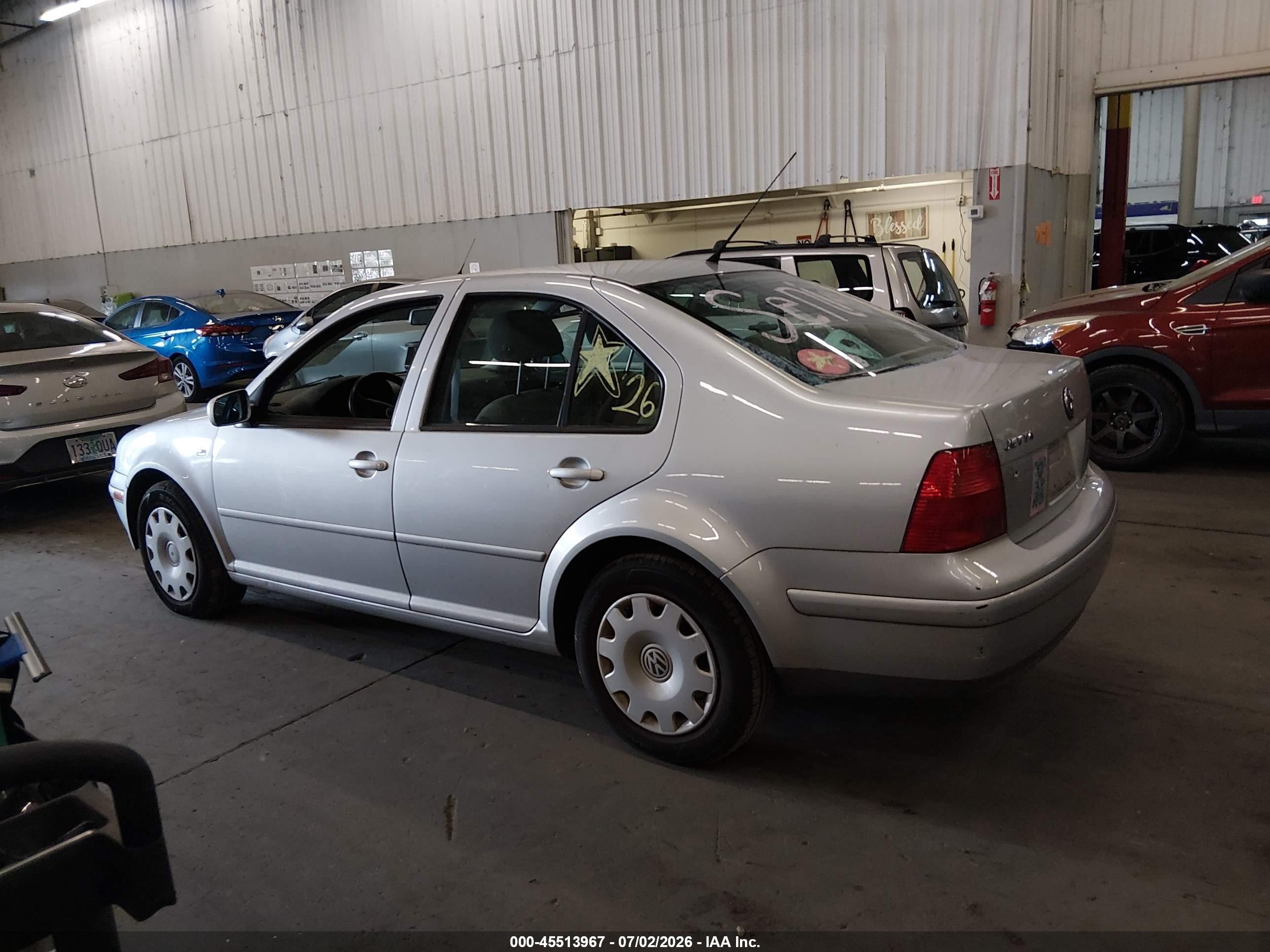 2002 Volkswagen Jetta Gls Silver vin: 3VWSB69M02M058876