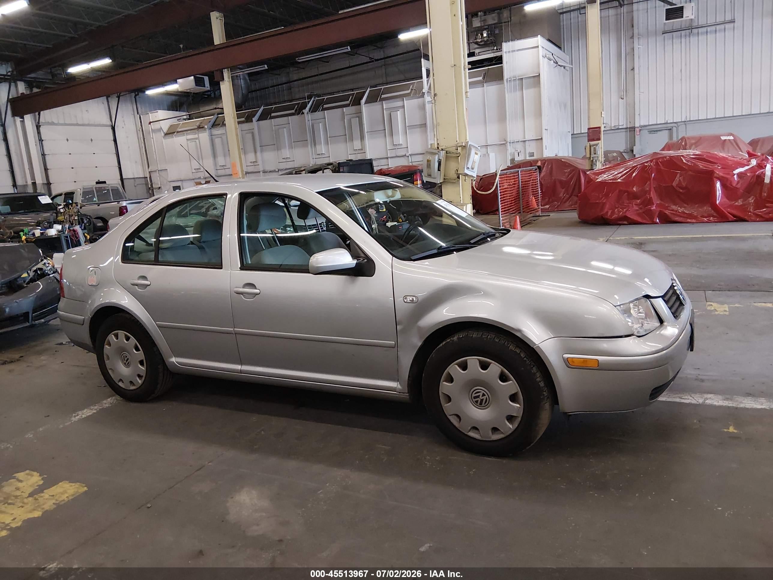 2002 Volkswagen Jetta Gls Silver vin: 3VWSB69M02M058876
