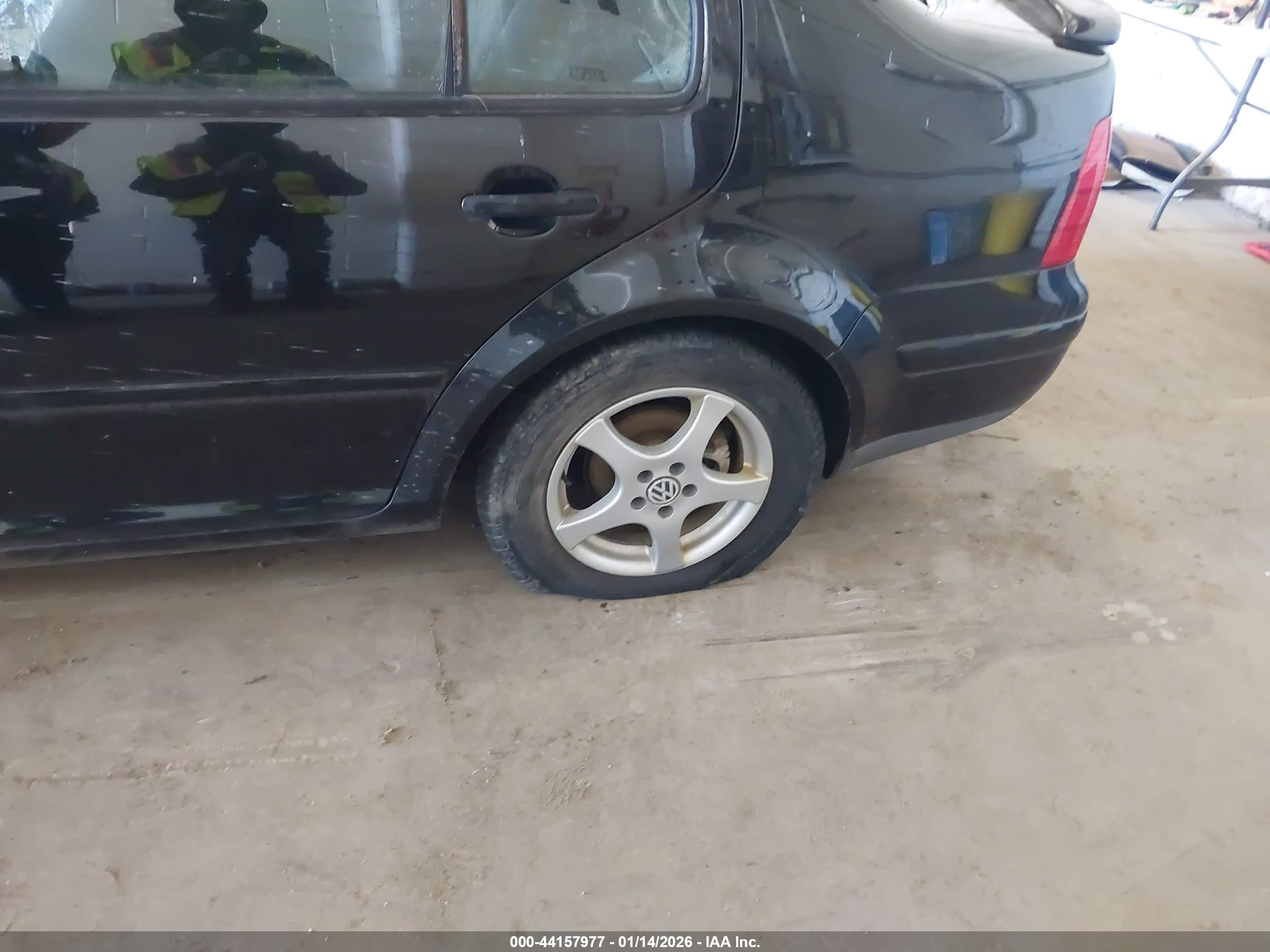 2001 Volkswagen Jetta Gls Black vin: 3VWSB69M11M209562