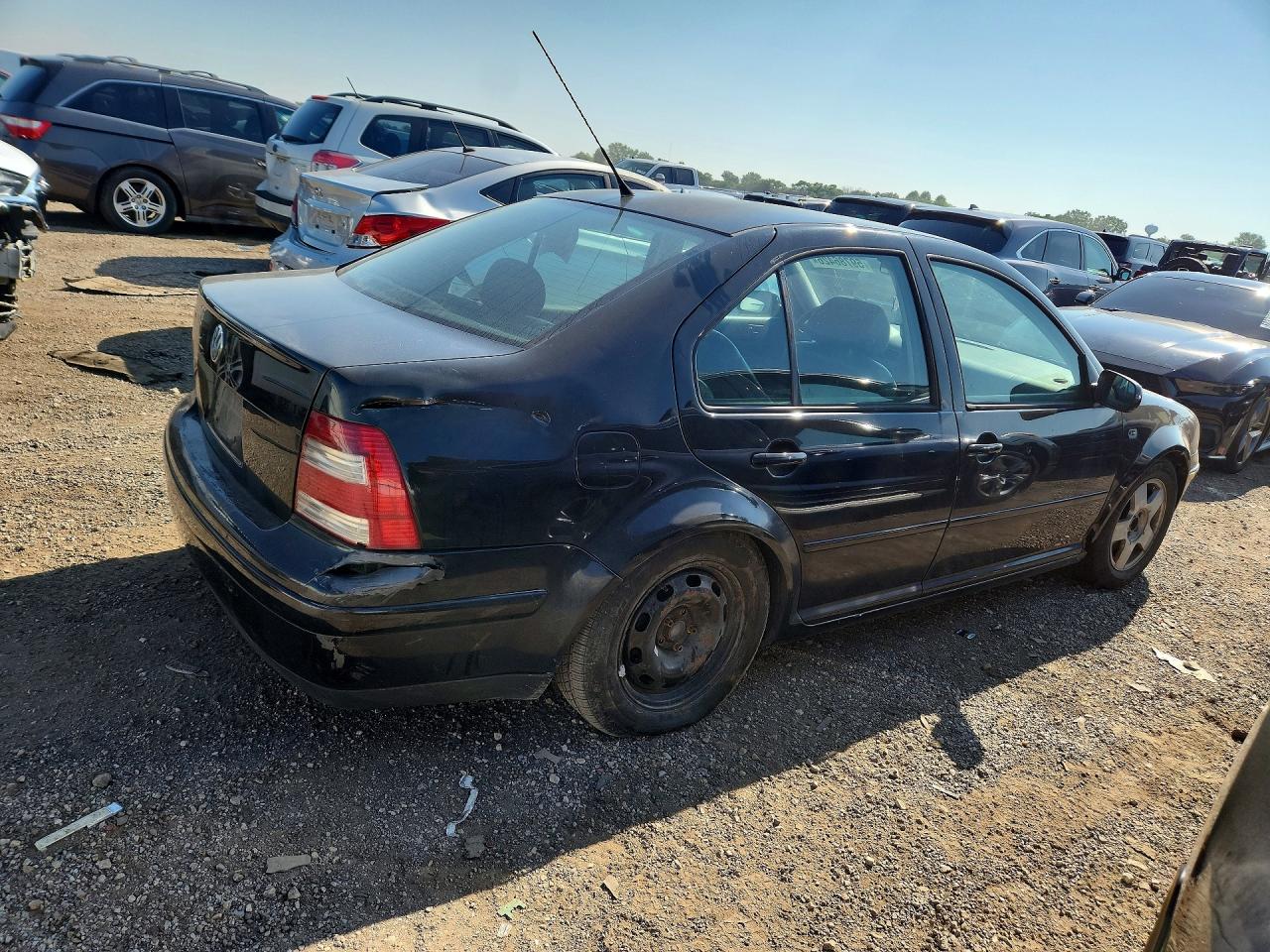 2002 Volkswagen Jetta Gls Black vin: 3VWSB69M22M121122