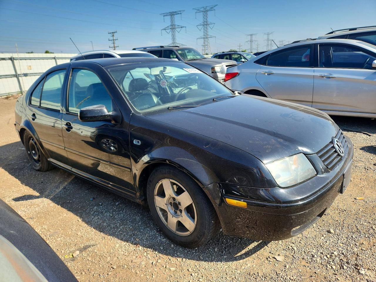 2002 Volkswagen Jetta Gls Black vin: 3VWSB69M22M121122