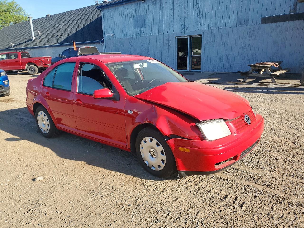2001 Volkswagen Jetta Gls Red vin: 3VWSB69M61M109621