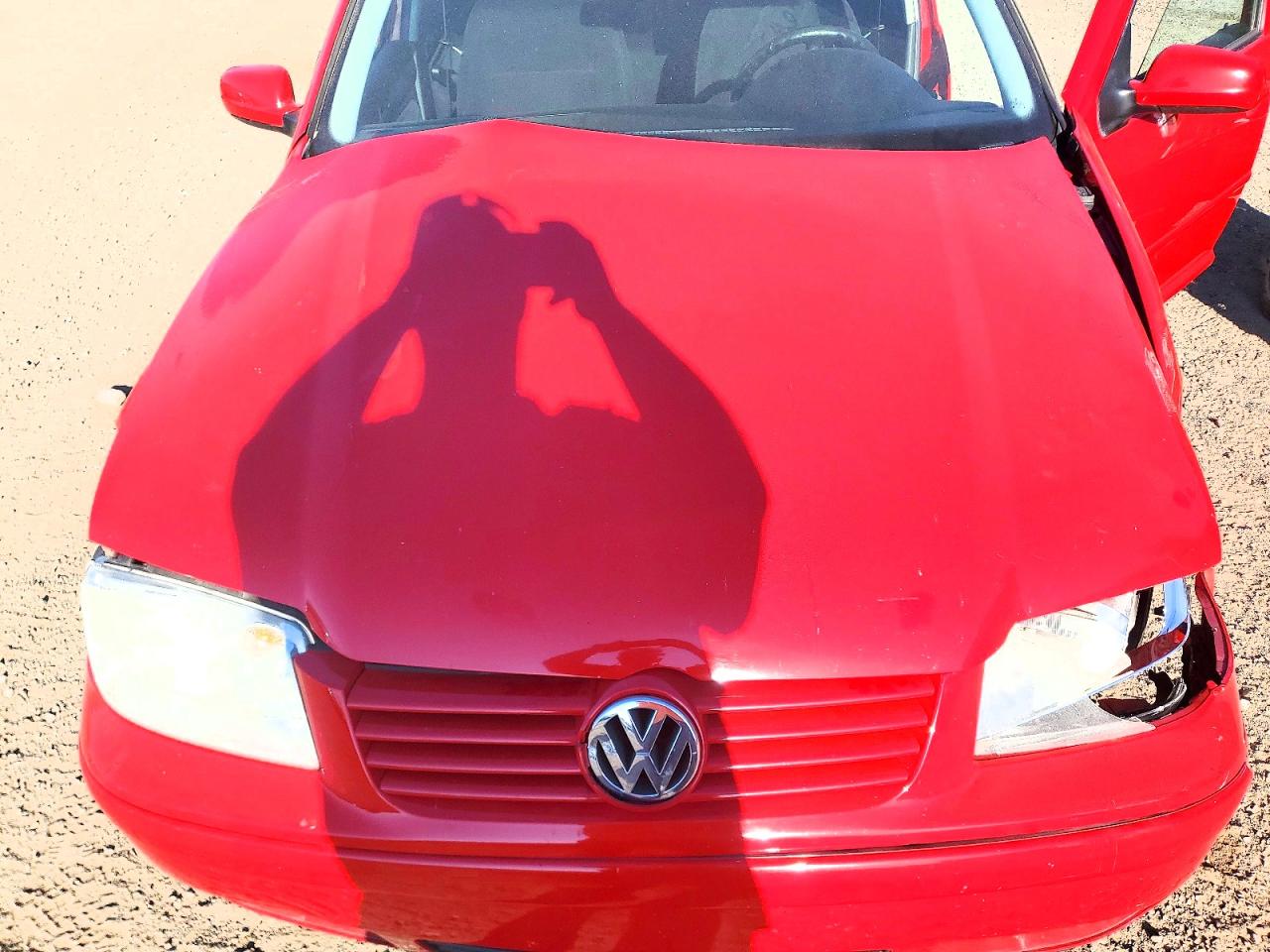 2001 Volkswagen Jetta Gls Red vin: 3VWSB69M61M109621