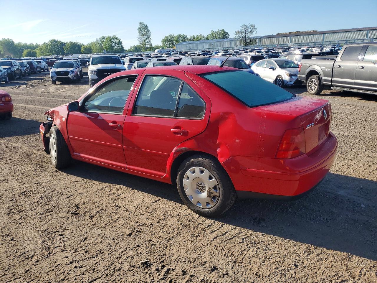 2001 Volkswagen Jetta Gls Red vin: 3VWSB69M61M109621