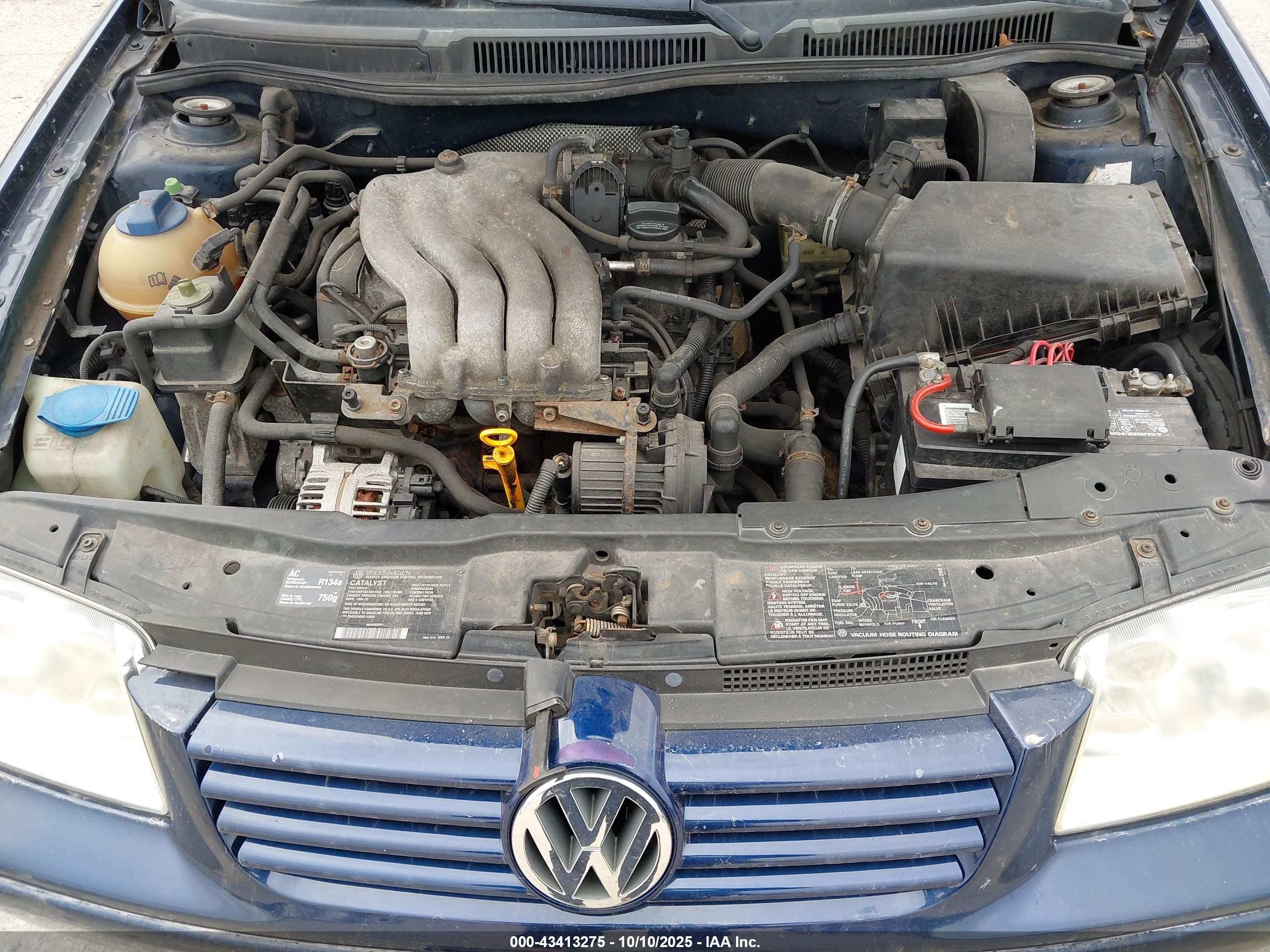 2002 Volkswagen Jetta Gls Dark Blue vin: 3VWSB69M72M089543