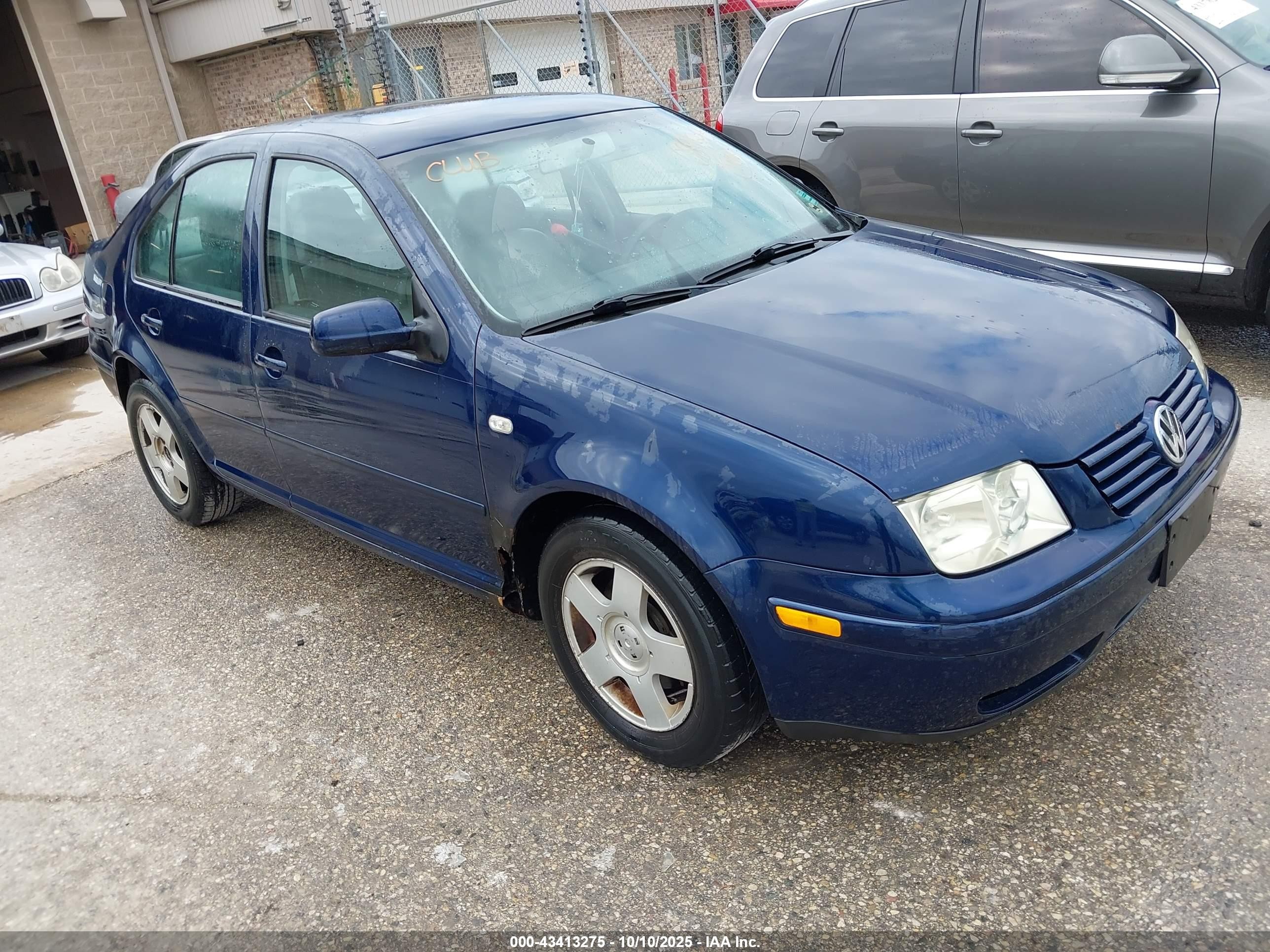2002 Volkswagen Jetta Gls Dark Blue vin: 3VWSB69M72M089543