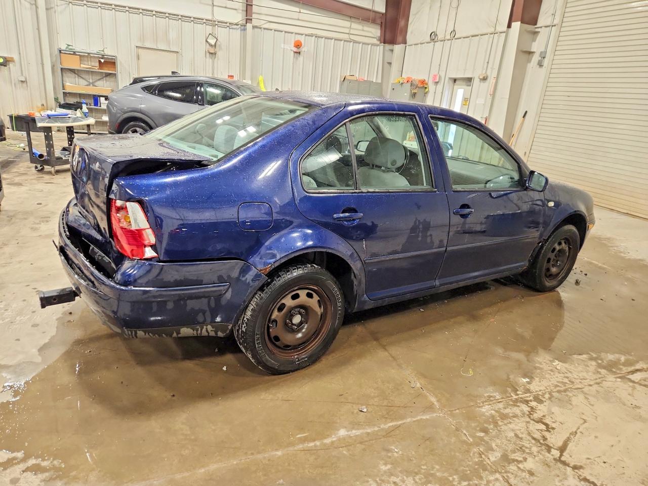 2002 Volkswagen Jetta Gls Blue vin: 3VWSB69M82M115633