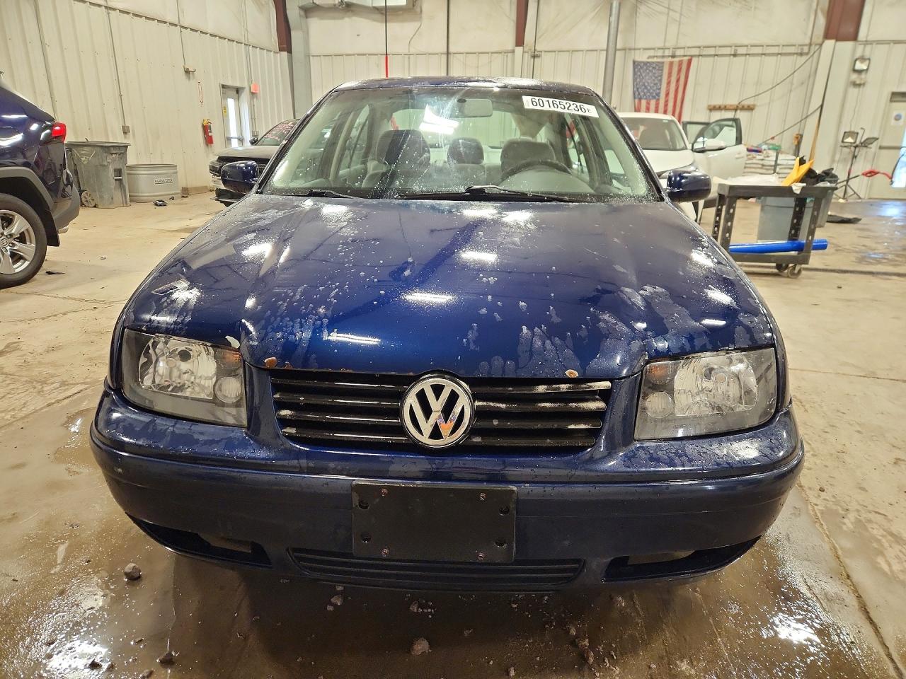 2002 Volkswagen Jetta Gls Blue vin: 3VWSB69M82M115633