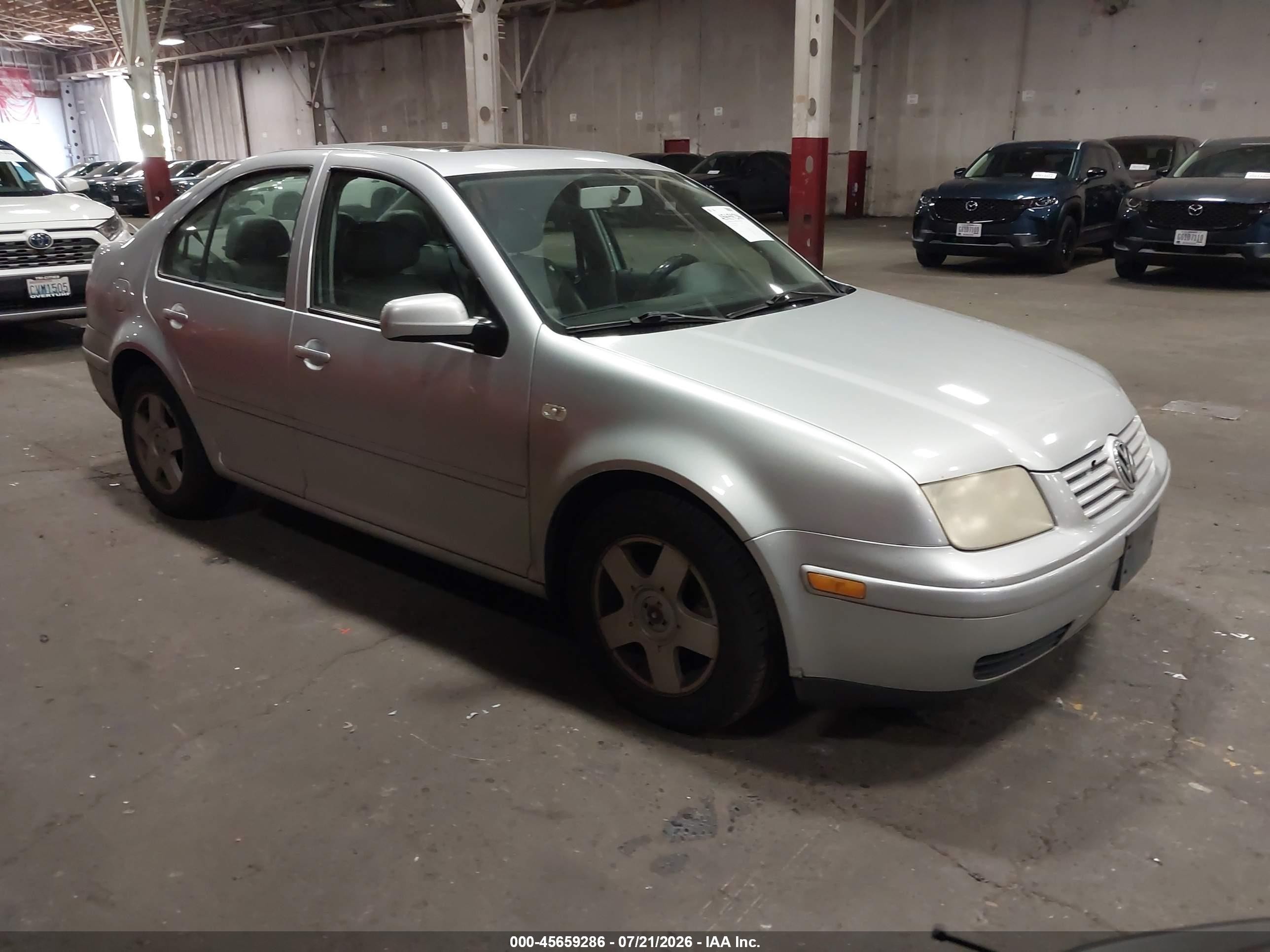 2002 Volkswagen Jetta Gls Silver vin: 3VWSB69M82M133064