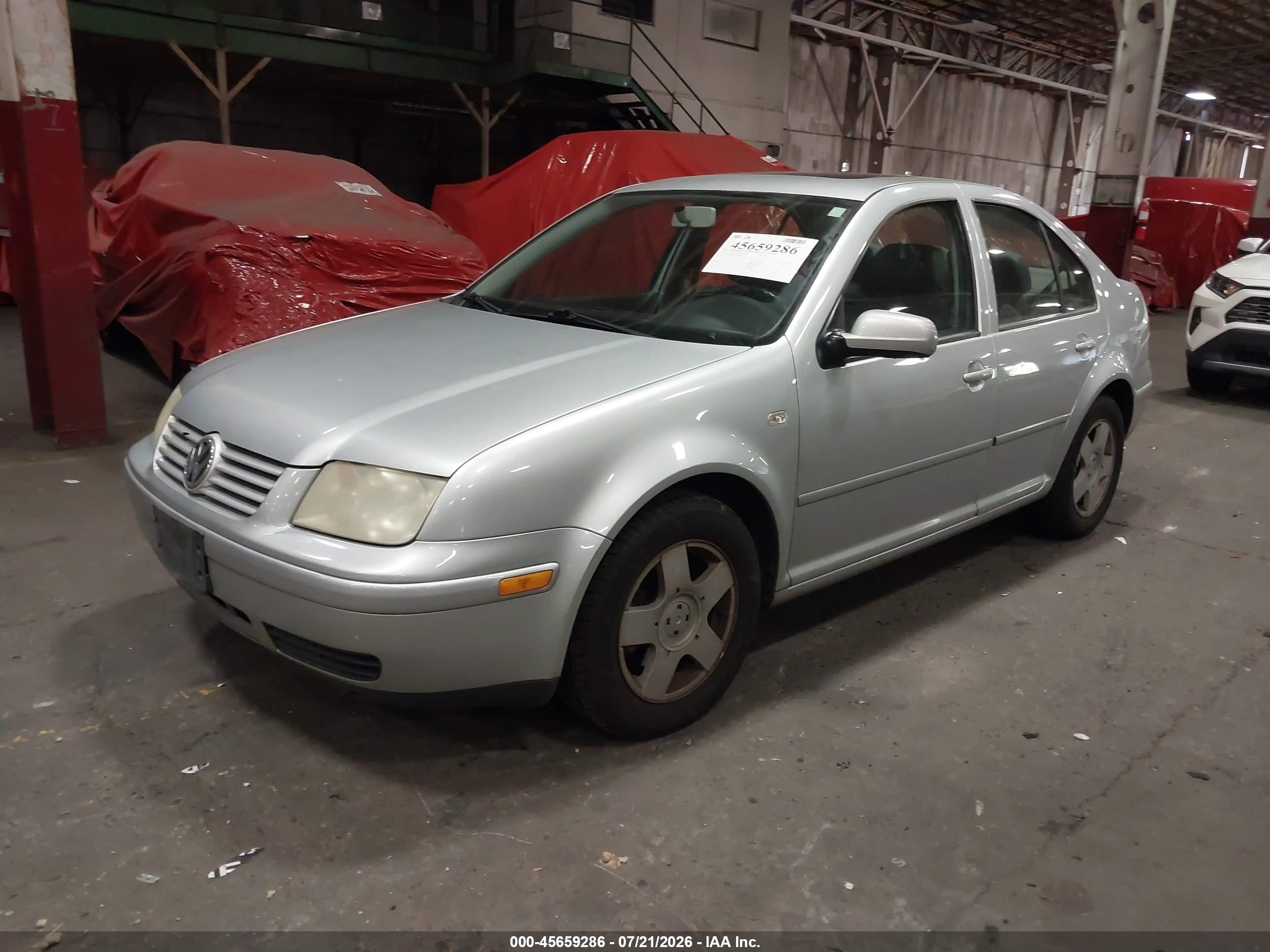 2002 Volkswagen Jetta Gls Silver vin: 3VWSB69M82M133064