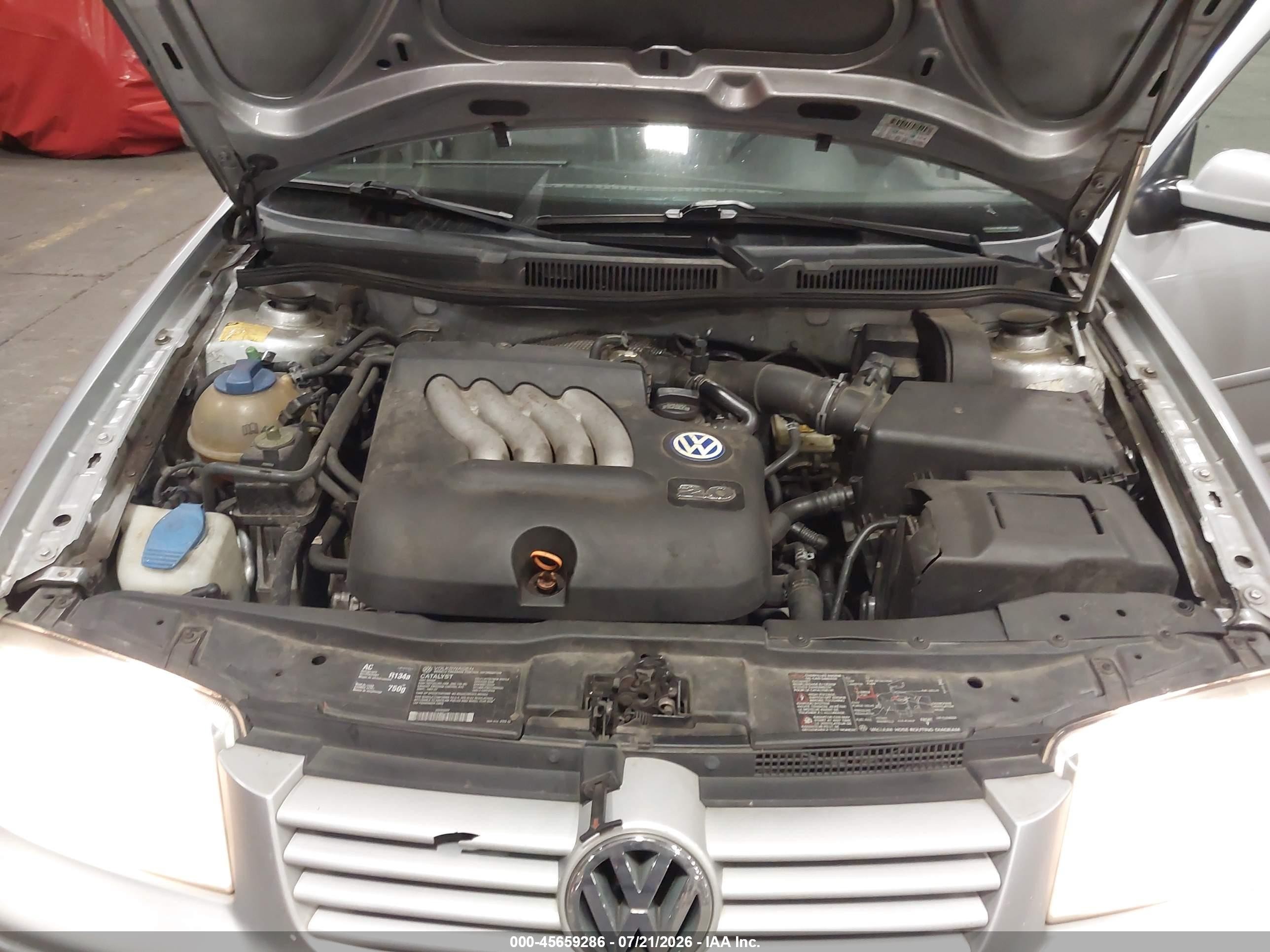 2002 Volkswagen Jetta Gls Silver vin: 3VWSB69M82M133064