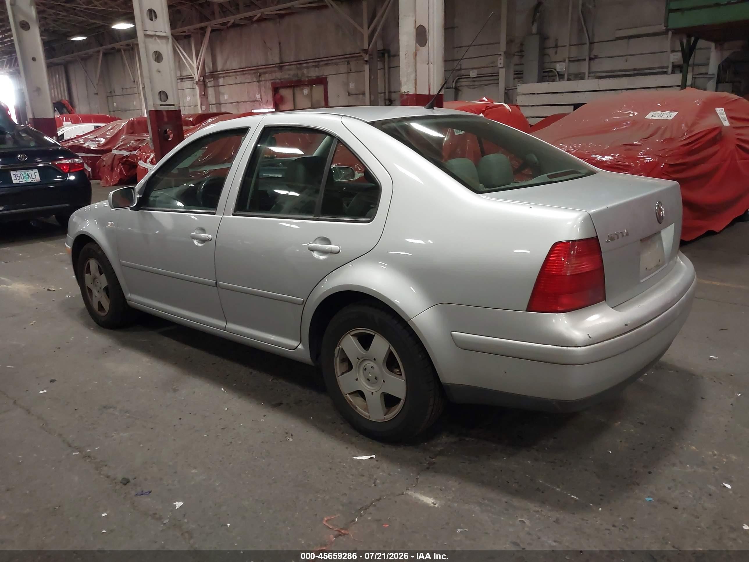 2002 Volkswagen Jetta Gls Silver vin: 3VWSB69M82M133064