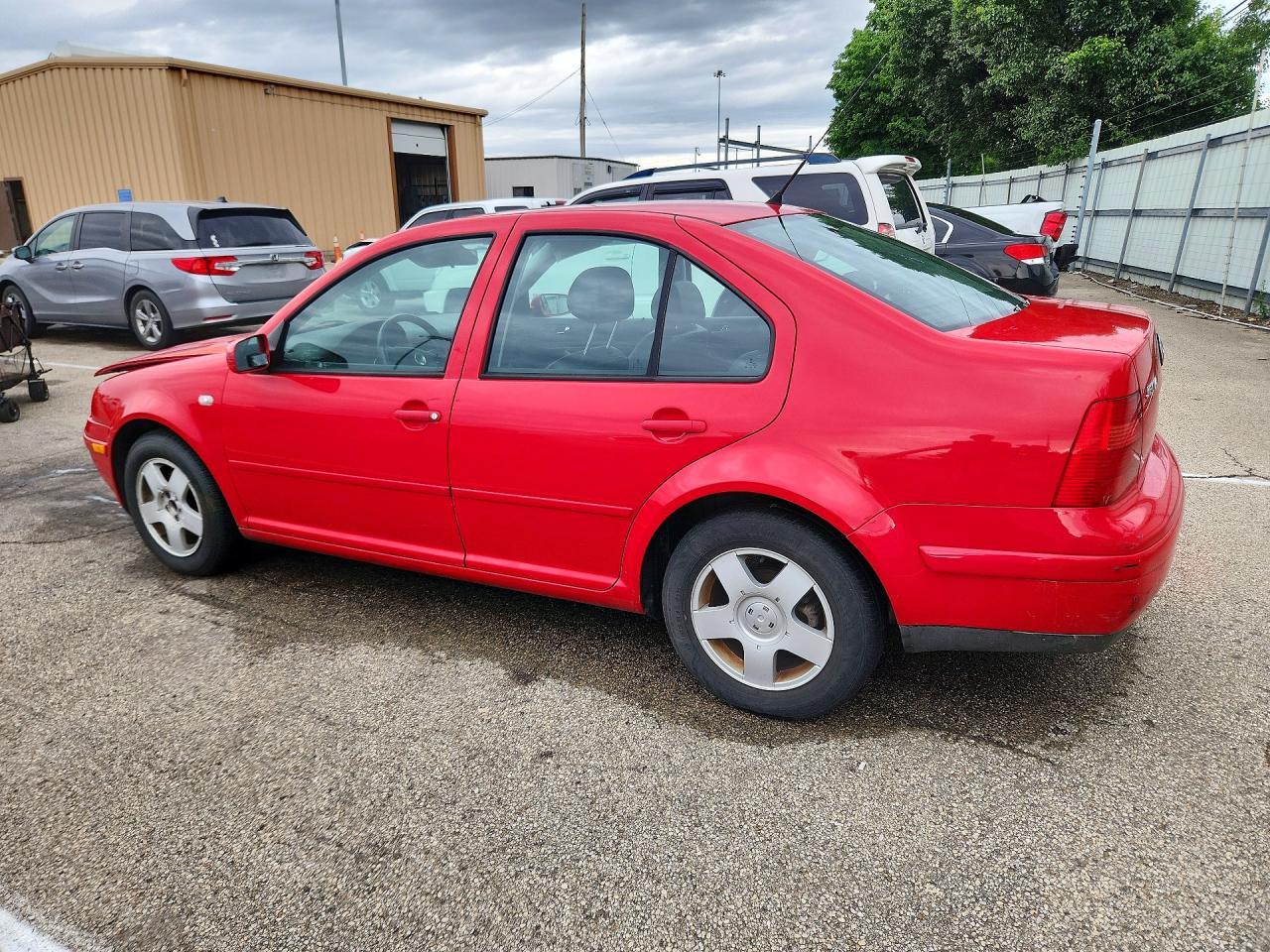 2002 Volkswagen Jetta Gls Red vin: 3VWSB69M82M166193