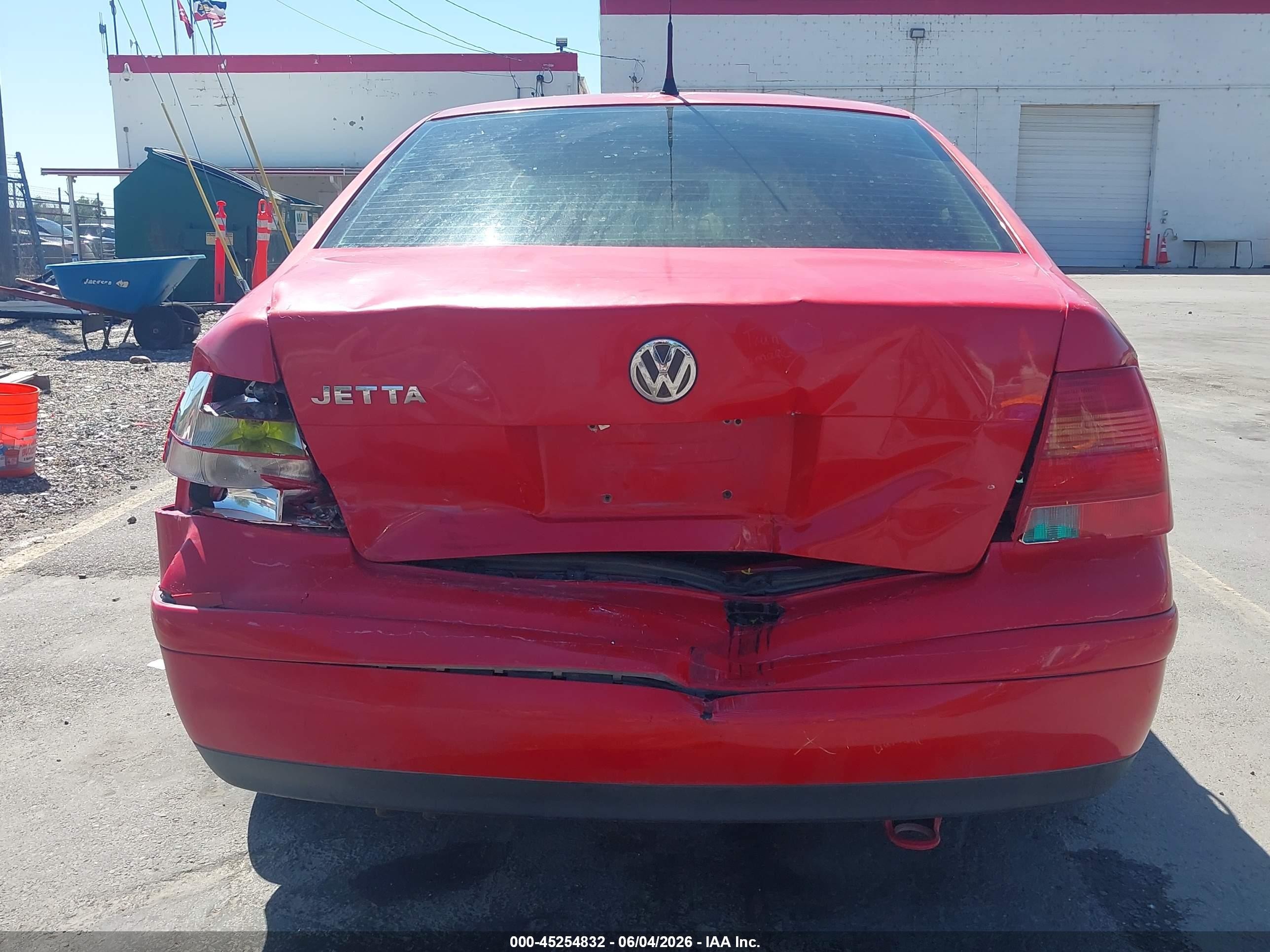 2001 Volkswagen Jetta Gls Red vin: 3VWSB69M91M145612