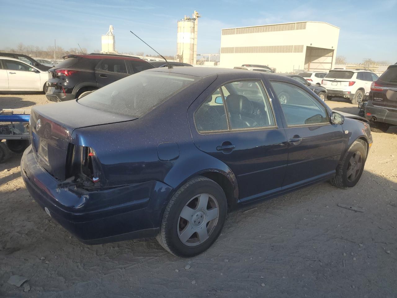 2002 Volkswagen Jetta Gls Blue vin: 3VWSB69MX2M159150
