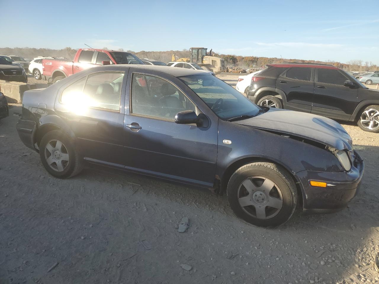 2002 Volkswagen Jetta Gls Blue vin: 3VWSB69MX2M159150