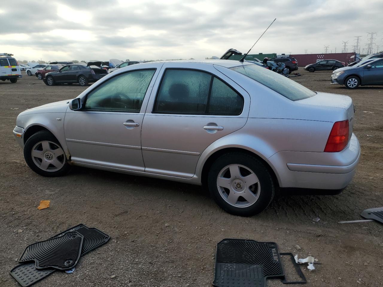 2002 Volkswagen Jetta Gls Silver vin: 3VWSB69MX2M189250