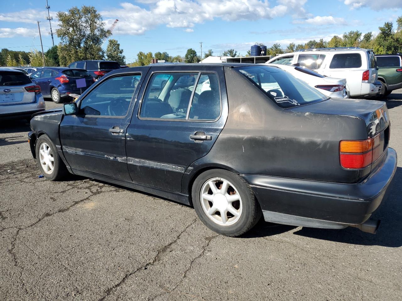 1998 Volkswagen Jetta Gls Black vin: 3VWSB81H6WM144046