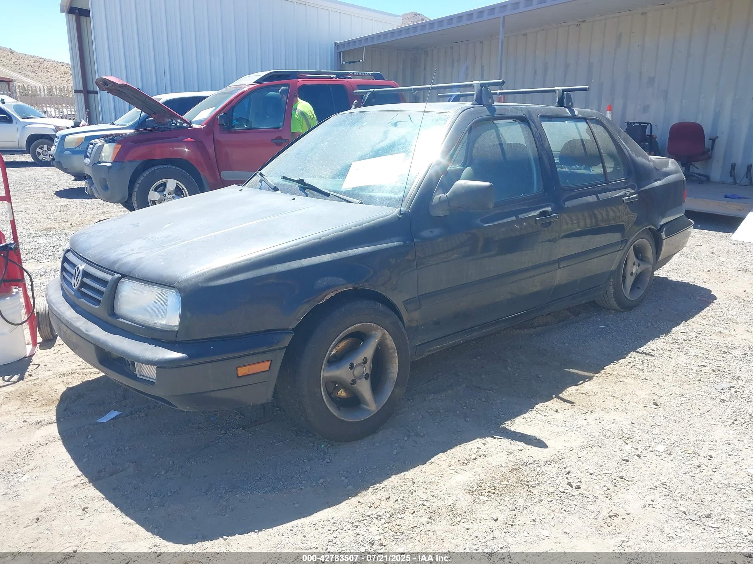 1997 Volkswagen Jetta Gls Black vin: 3VWSB81H9VM013241