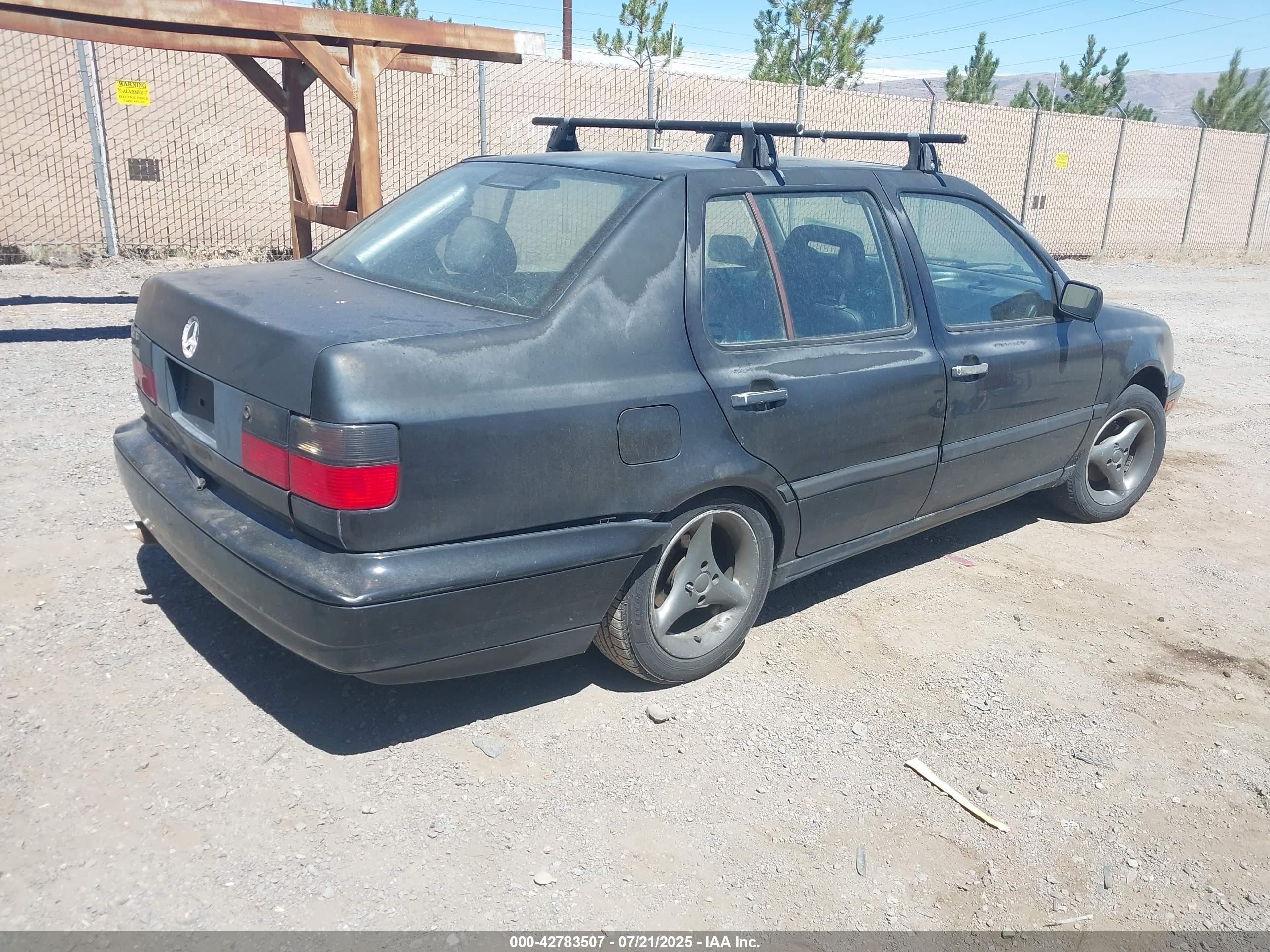1997 Volkswagen Jetta Gls Black vin: 3VWSB81H9VM013241