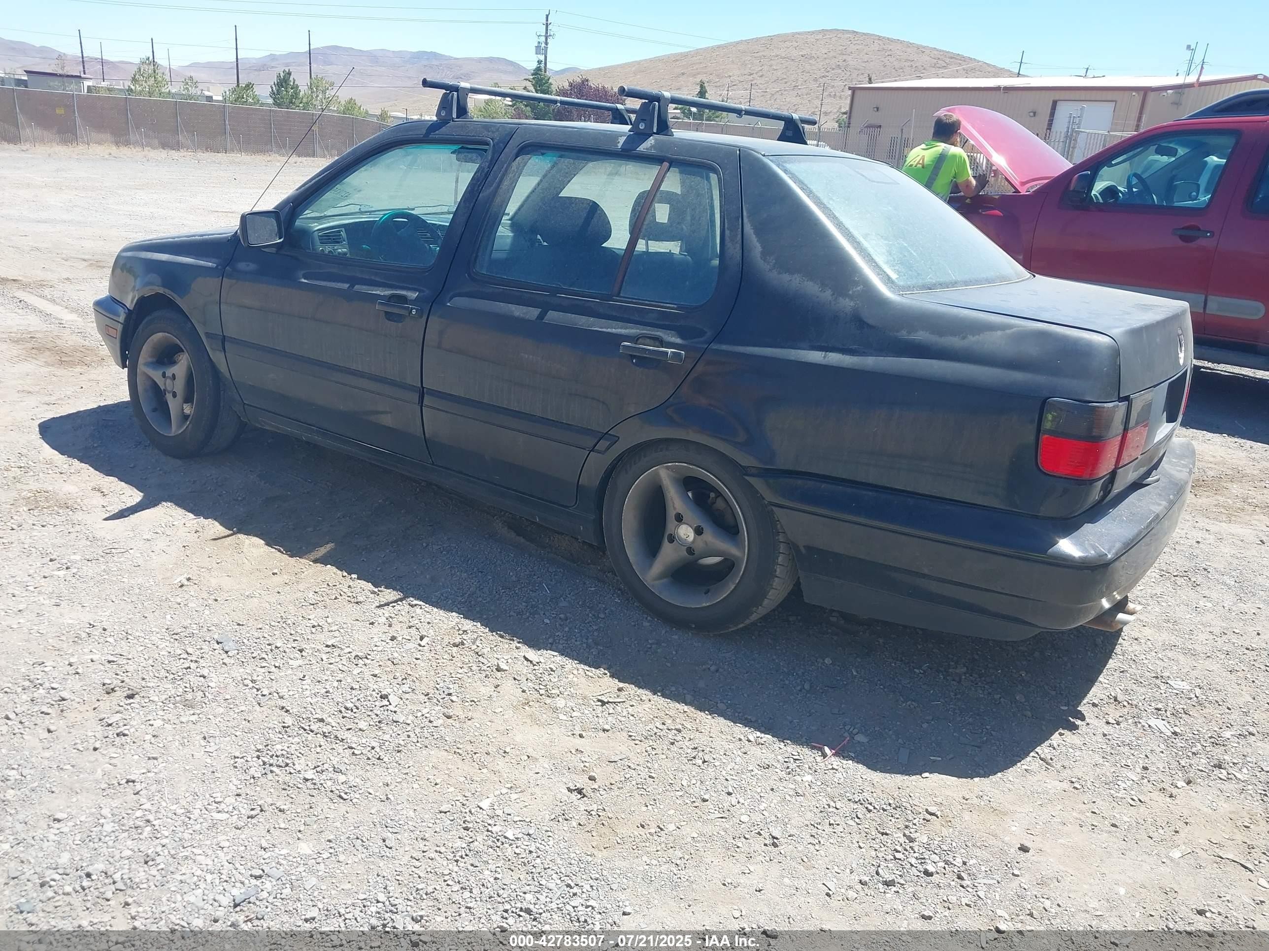1997 Volkswagen Jetta Gls Black vin: 3VWSB81H9VM013241