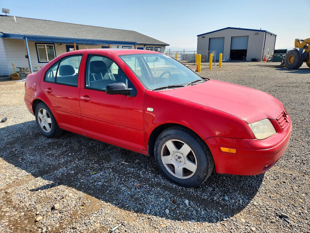 1999 Volkswagen Jetta Gls Red vin: 3VWSC29M0XM067719
