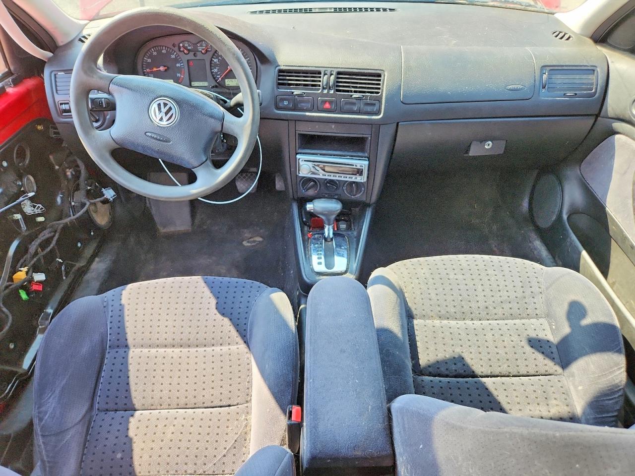1999 Volkswagen Jetta Gls Red vin: 3VWSC29M0XM067719