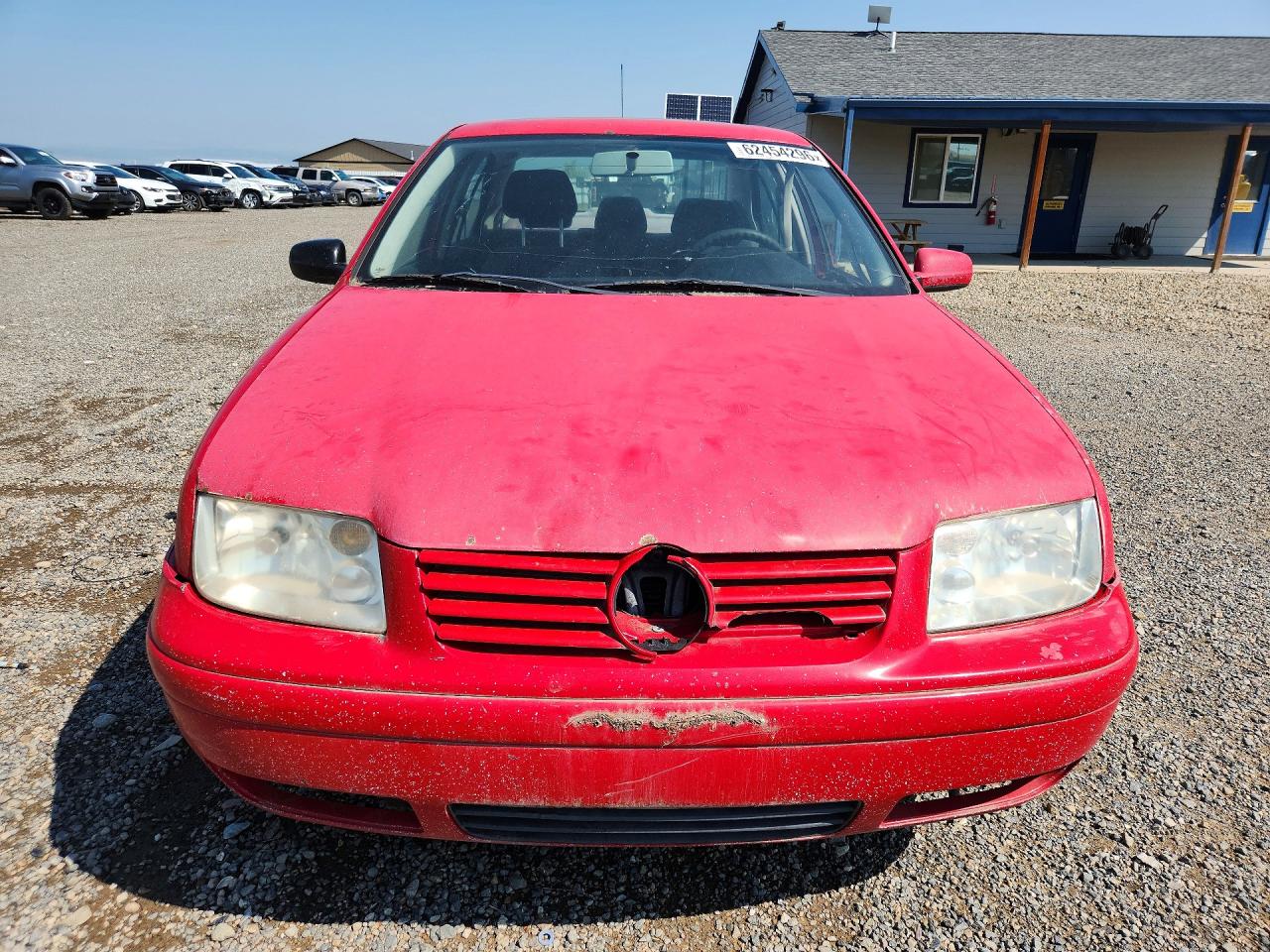 1999 Volkswagen Jetta Gls Red vin: 3VWSC29M0XM067719