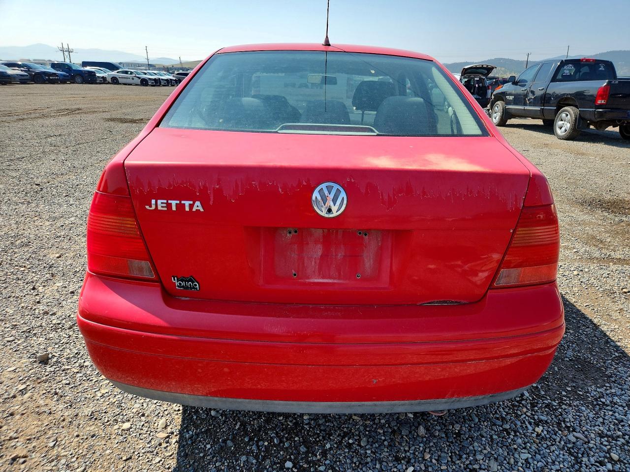 1999 Volkswagen Jetta Gls Red vin: 3VWSC29M0XM067719