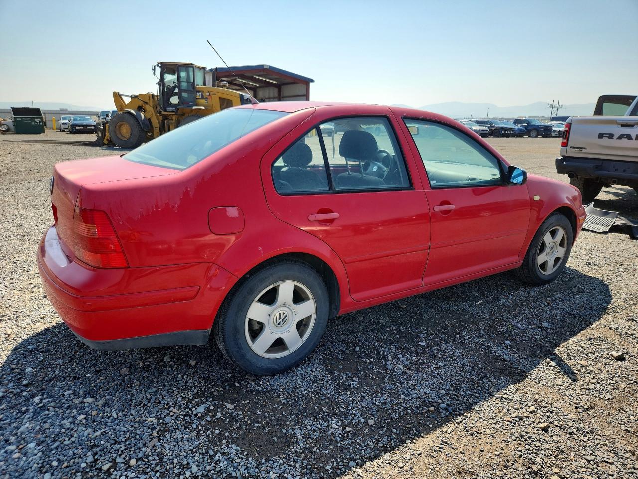 1999 Volkswagen Jetta Gls Red vin: 3VWSC29M0XM067719