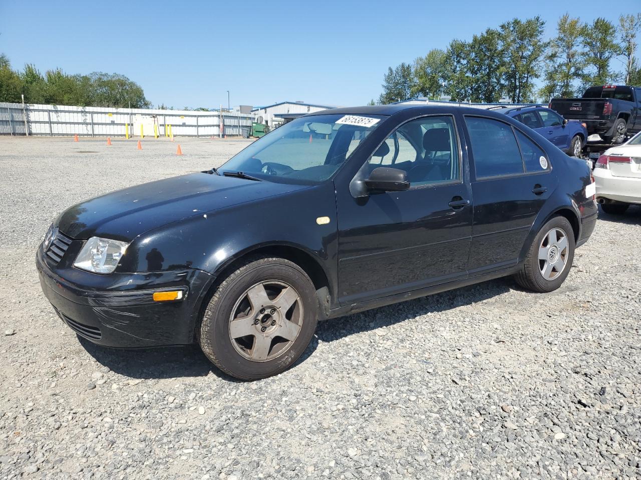 2000 Volkswagen Jetta Gls Black vin: 3VWSC29M0YM054776