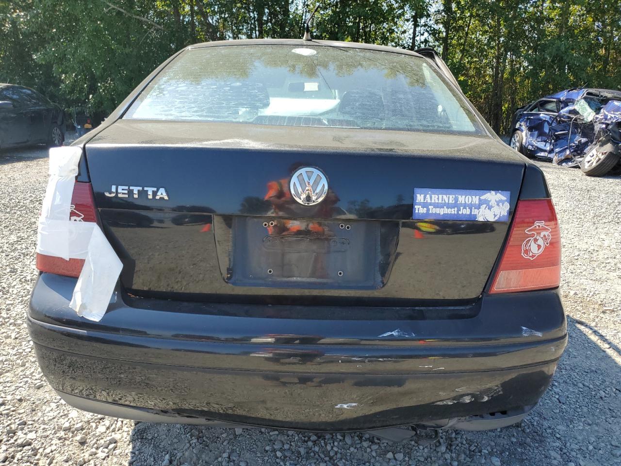 2000 Volkswagen Jetta Gls Black vin: 3VWSC29M0YM054776