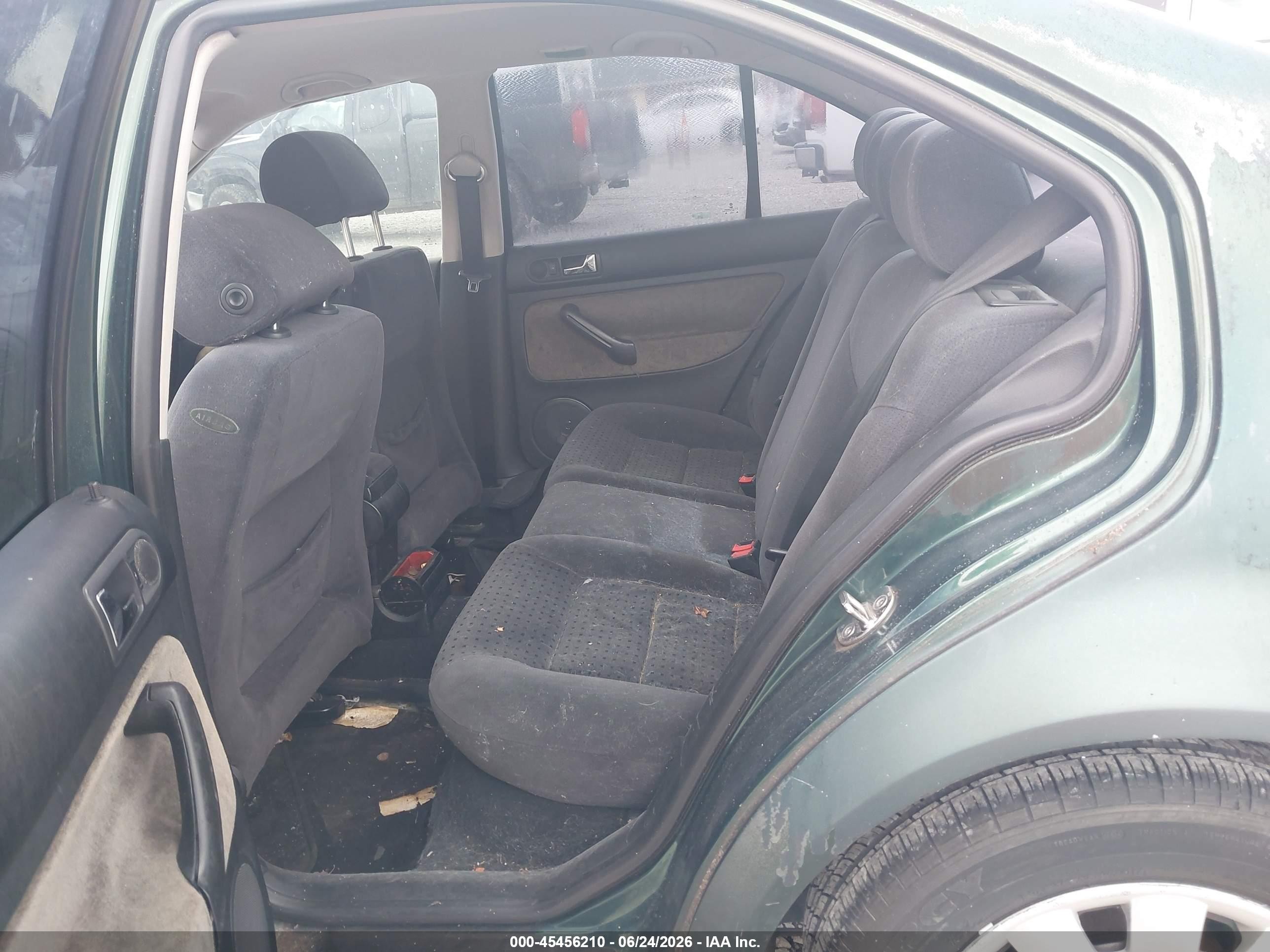 1999 Volkswagen New Jetta Gls Green vin: 3VWSC29M1XM089275