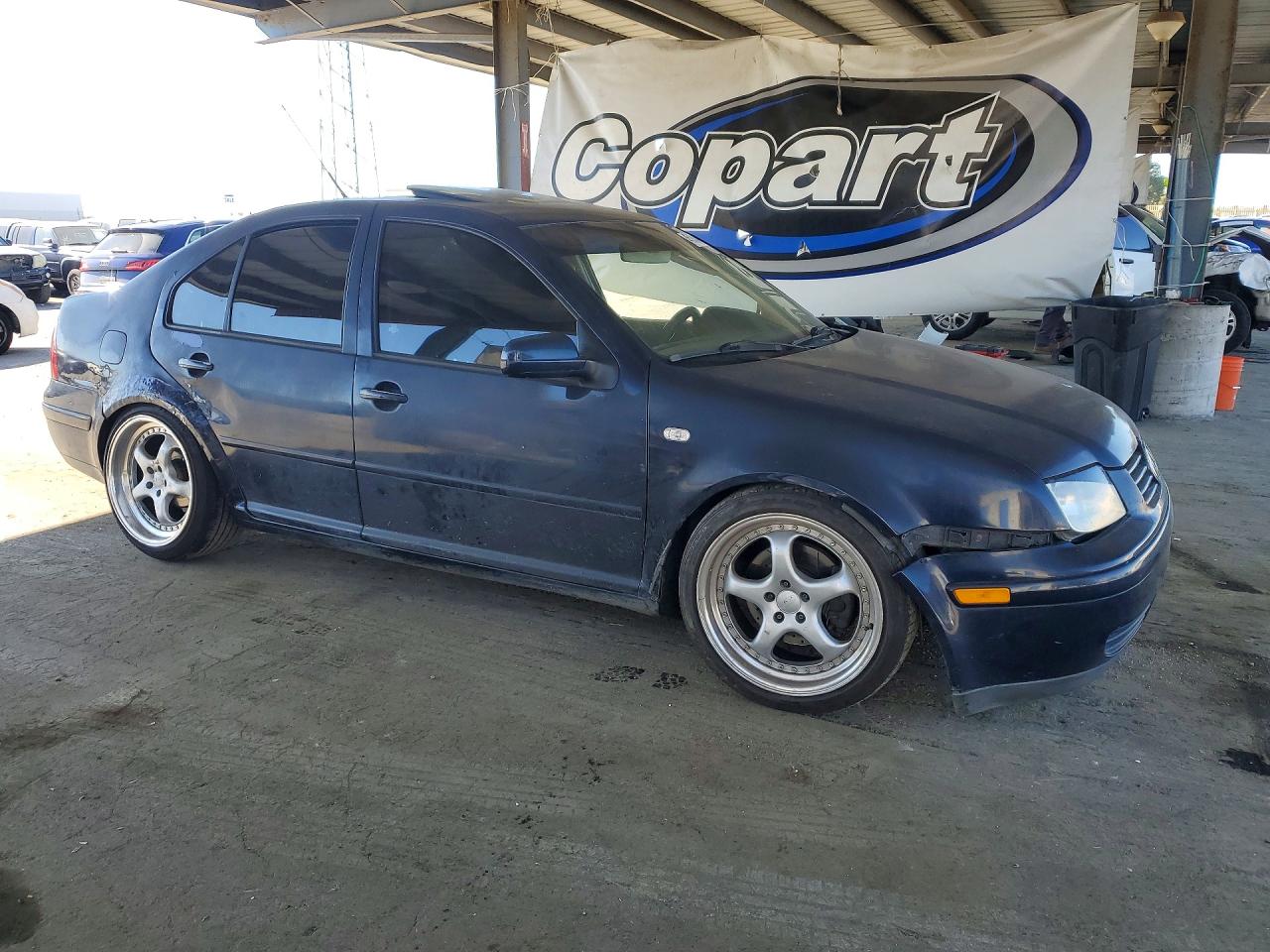 2000 Volkswagen Jetta Gls Blue vin: 3VWSC29M1YM070257