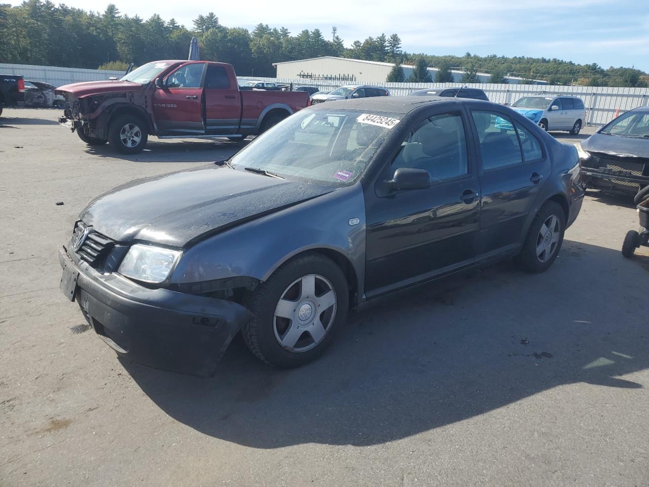 1999 Volkswagen Jetta Gls Black vin: 3VWSC29M2XM012981